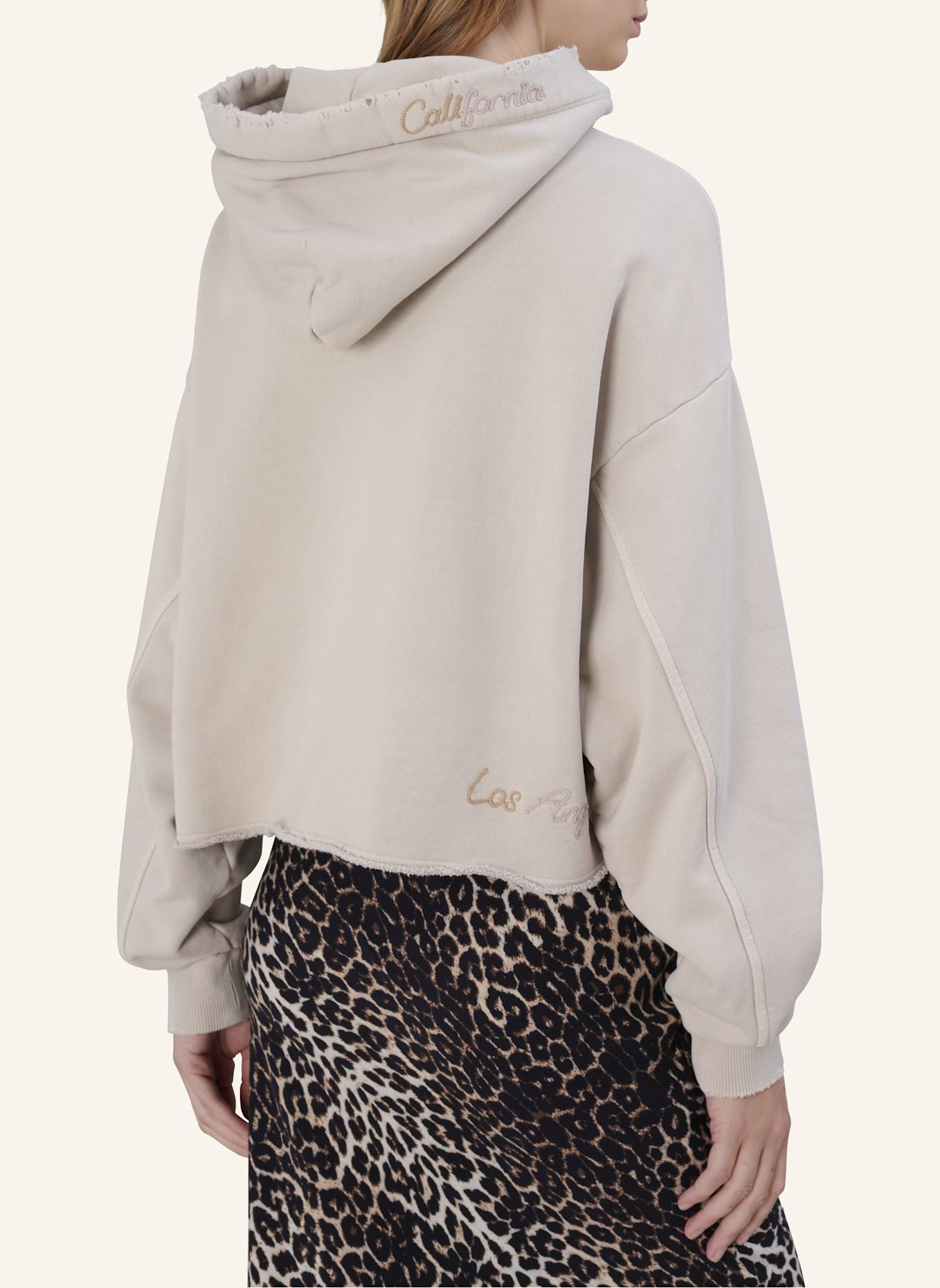 TRUE RELIGION Hoodie EMBRO: BEIGE