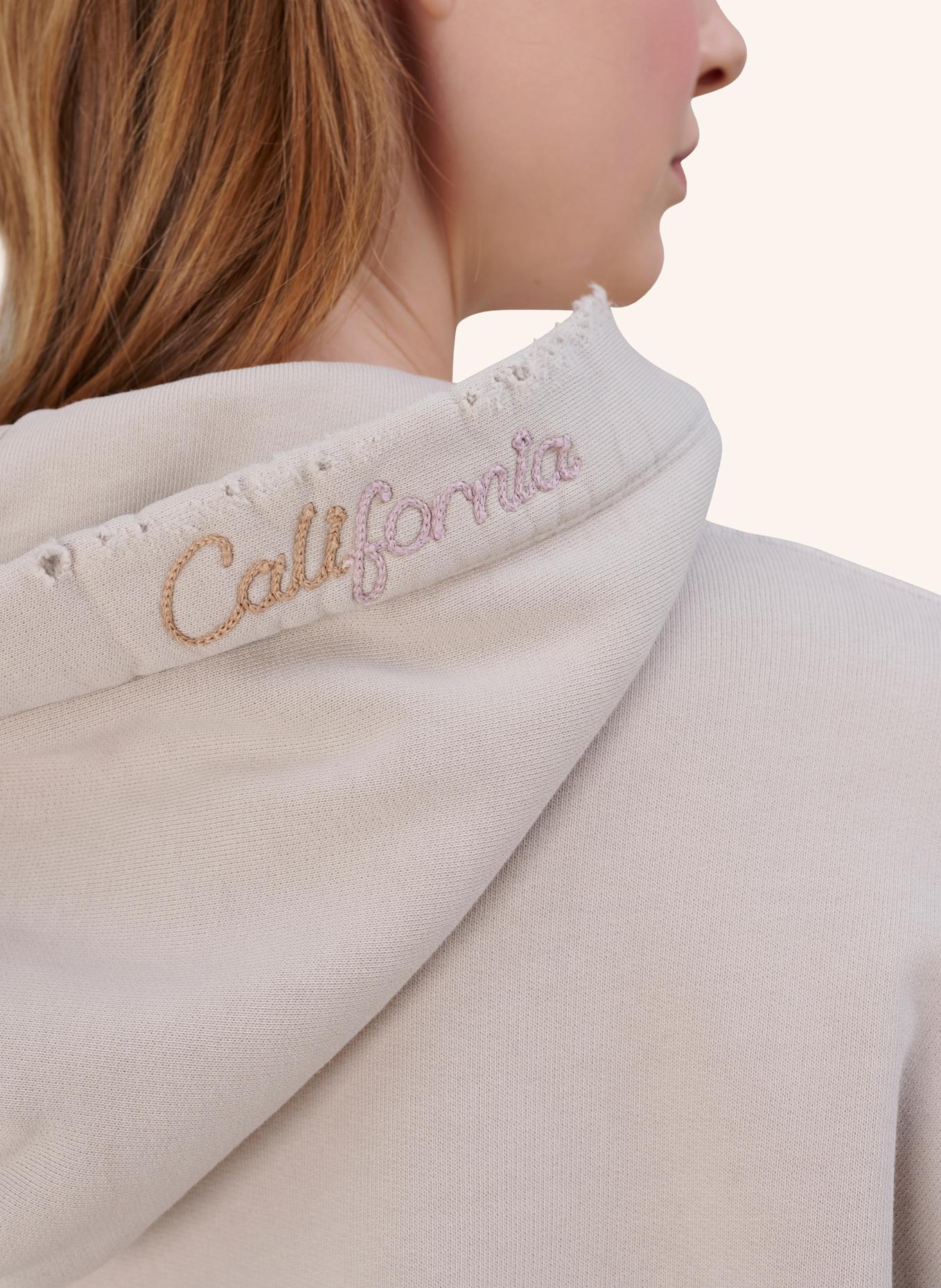 TRUE RELIGION Hoodie EMBRO: BEIGE