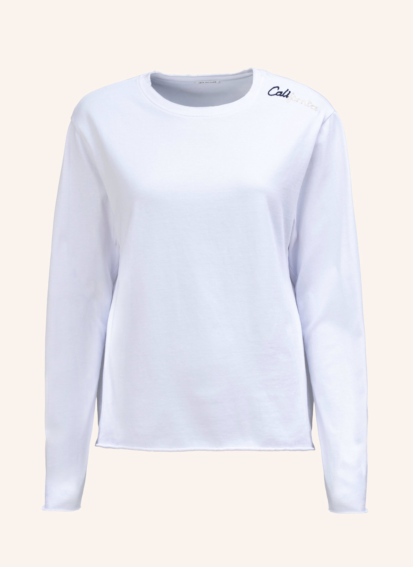 TRUE RELIGION Longsleeve EMBRO: WEISS