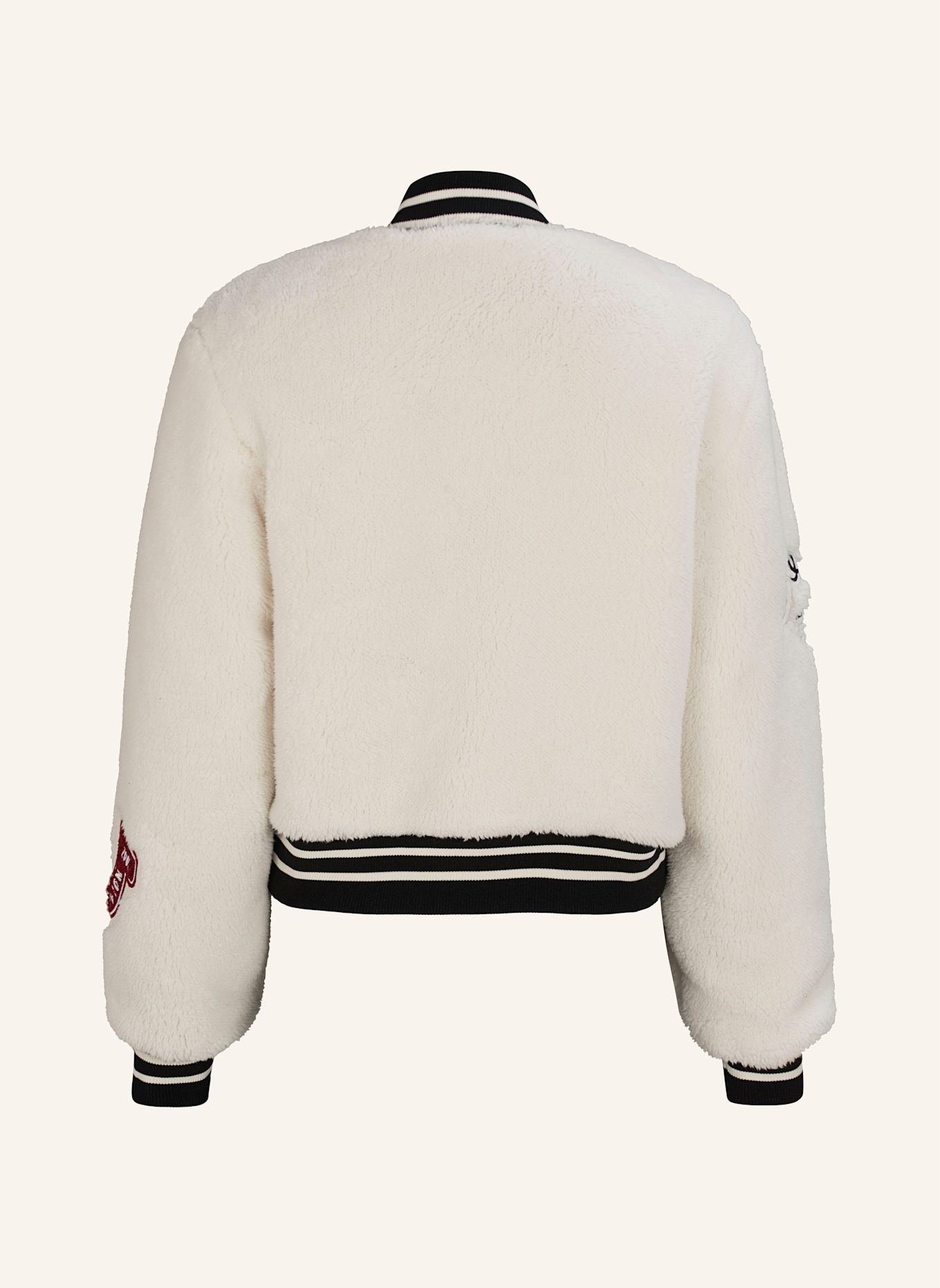 TRUE RELIGION Collgejacke CHENILLE BOMBER: WEISS