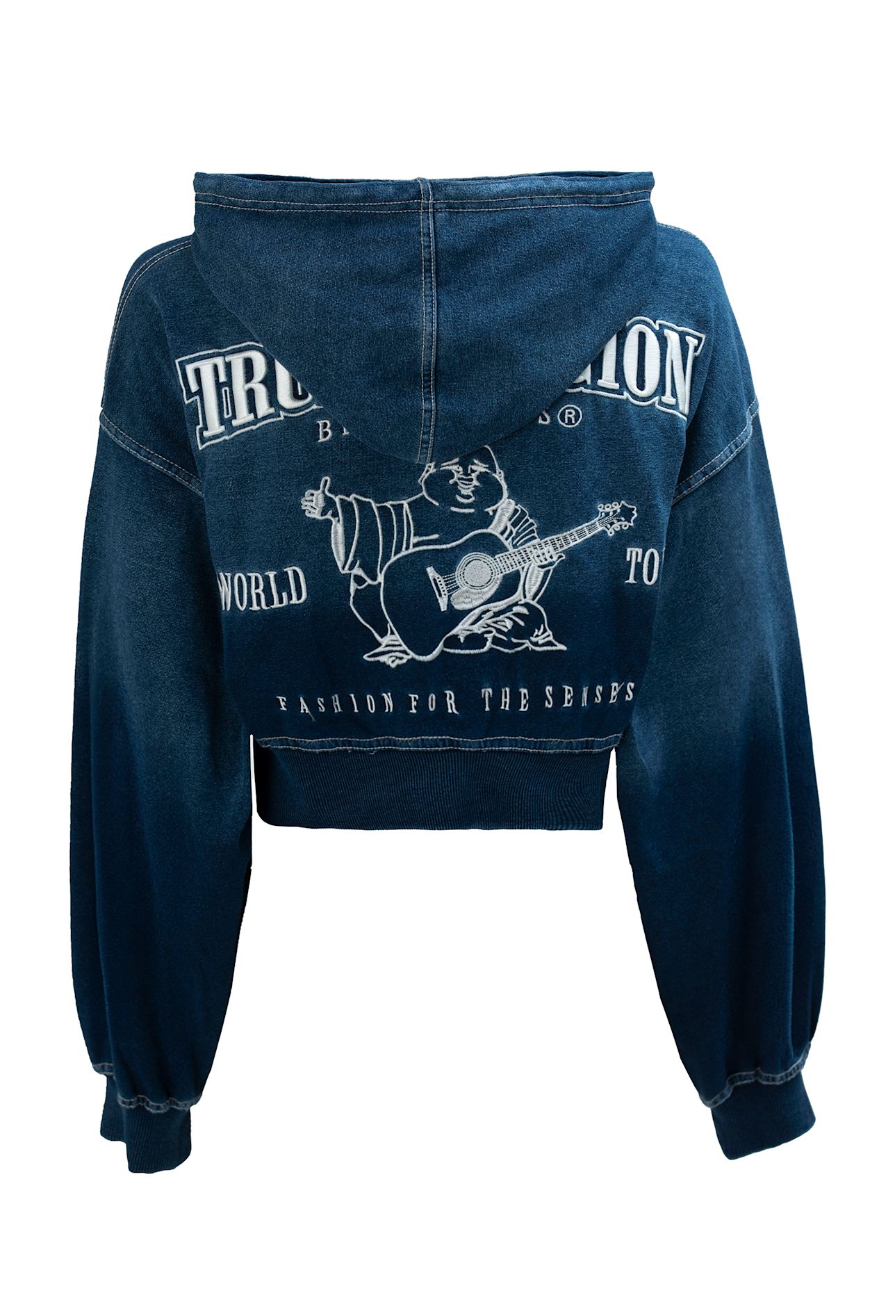 TRUE RELIGION Hoodie: BLAU