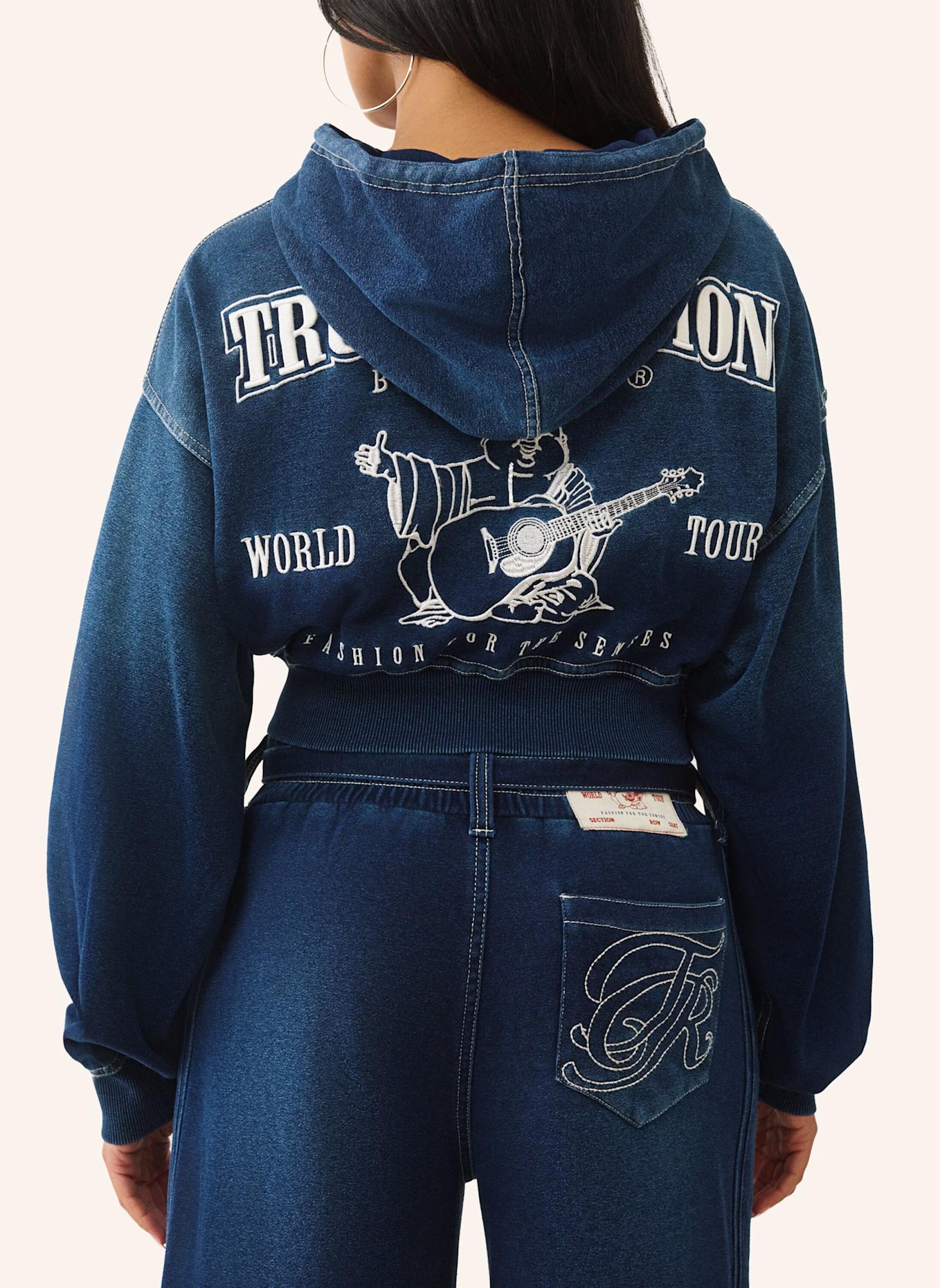 TRUE RELIGION Hoodie: BLAU