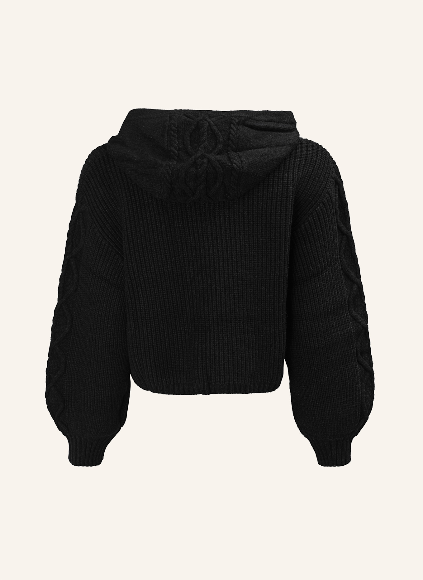 TRUE RELIGION Hoodie EMBROIDERY: SCHWARZ