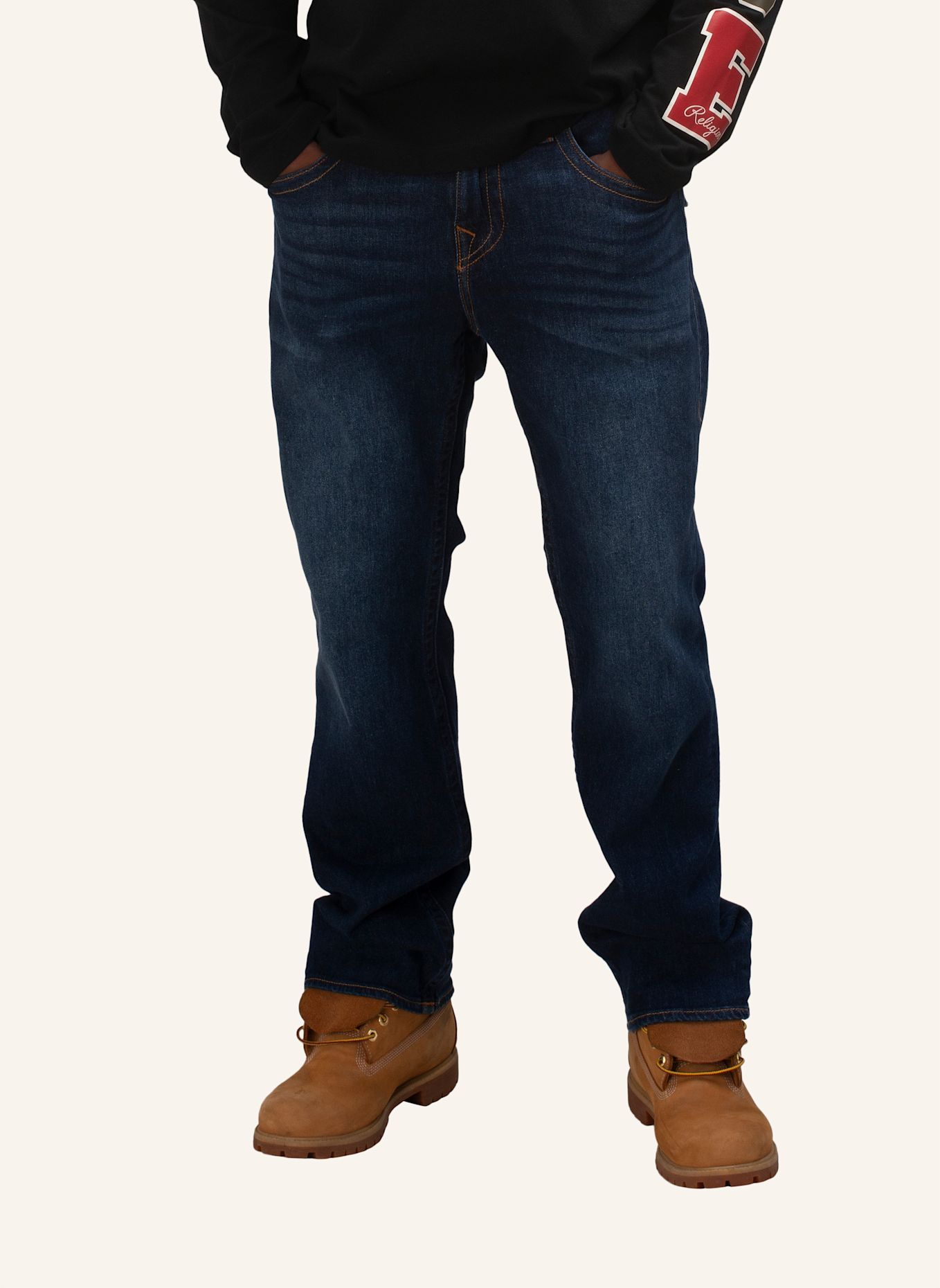 TRUE RELIGION Jeans RICKY: SCHWARZ