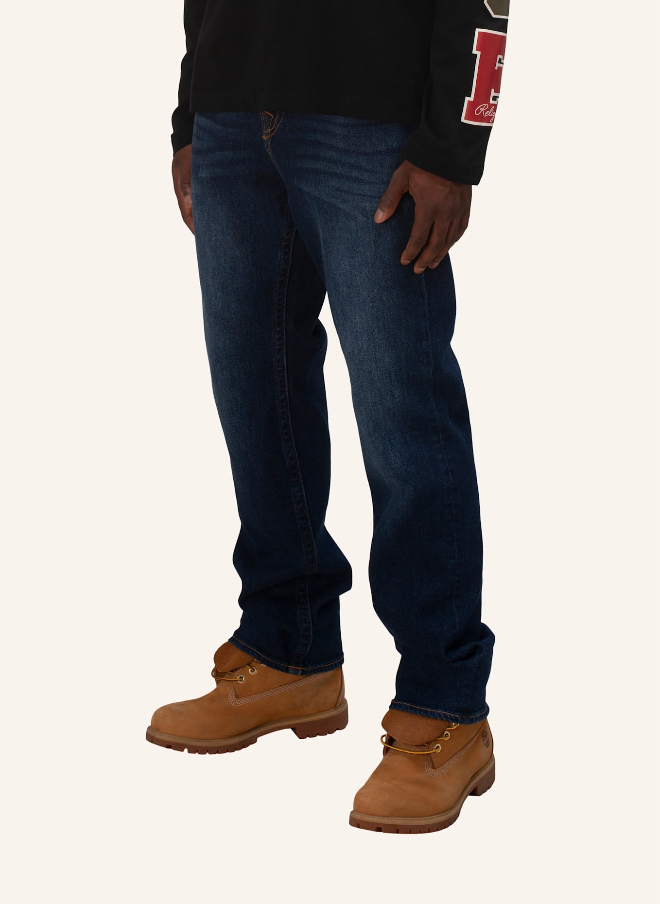 TRUE RELIGION Jeans RICKY: SCHWARZ