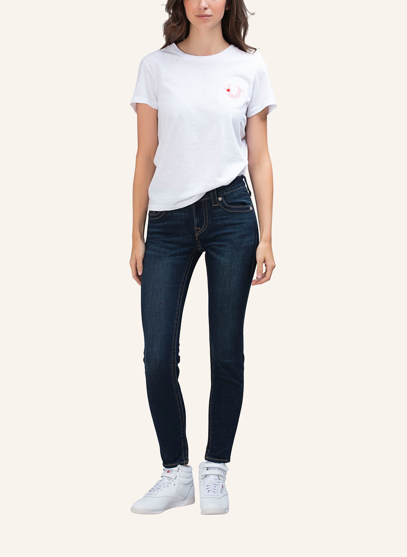 TRUE RELIGION Jeans JENNIE CURY SKINNY: DUNKELBLAU