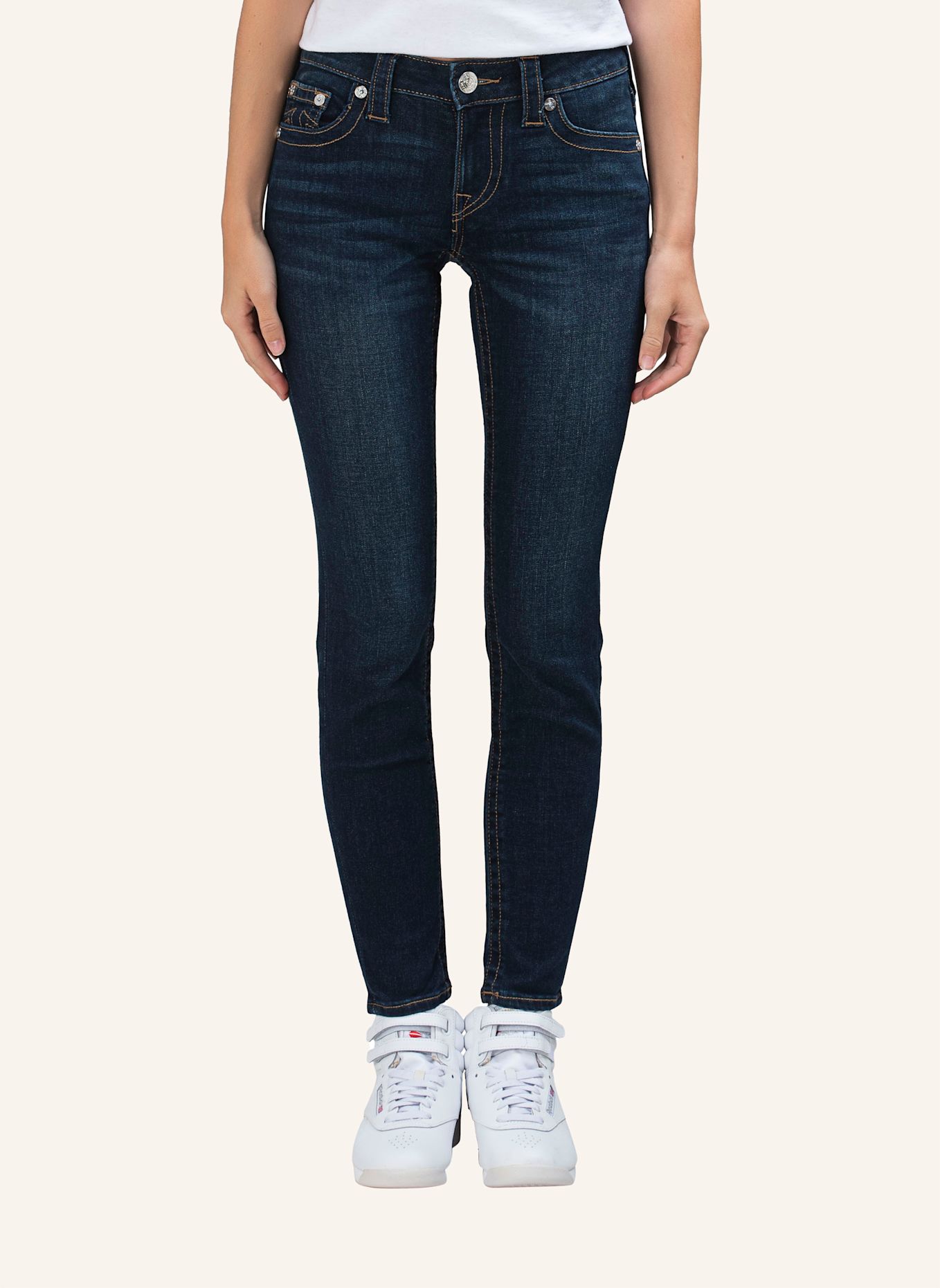 TRUE RELIGION Jeans JENNIE CURY SKINNY: DUNKELBLAU