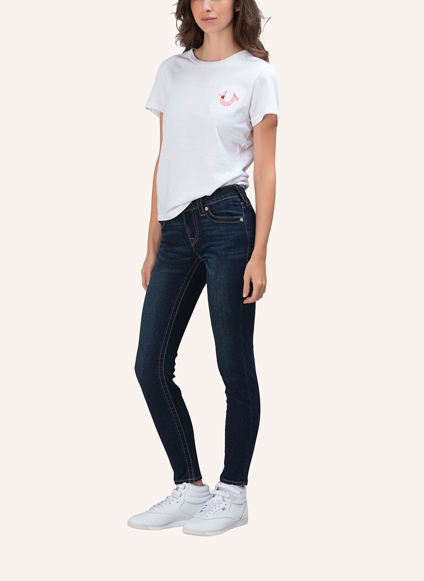 TRUE RELIGION Jeans JENNIE CURY SKINNY: DUNKELBLAU