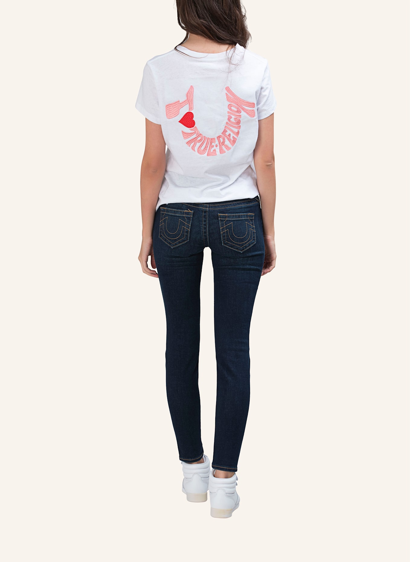 TRUE RELIGION Jeans JENNIE CURY SKINNY: DUNKELBLAU