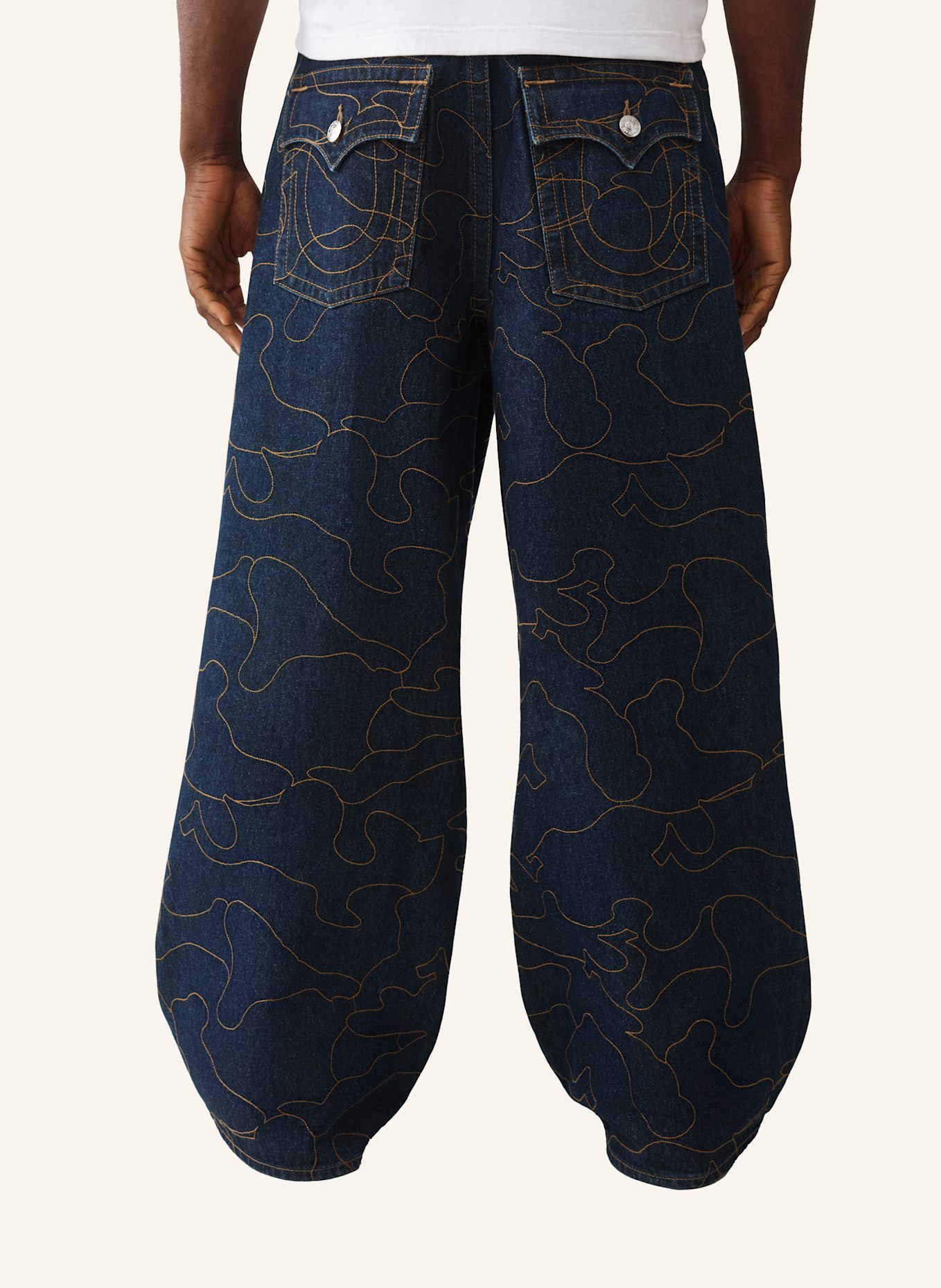 TRUE RELIGION Jeans MIKEY EMBROIDERY: BLAU