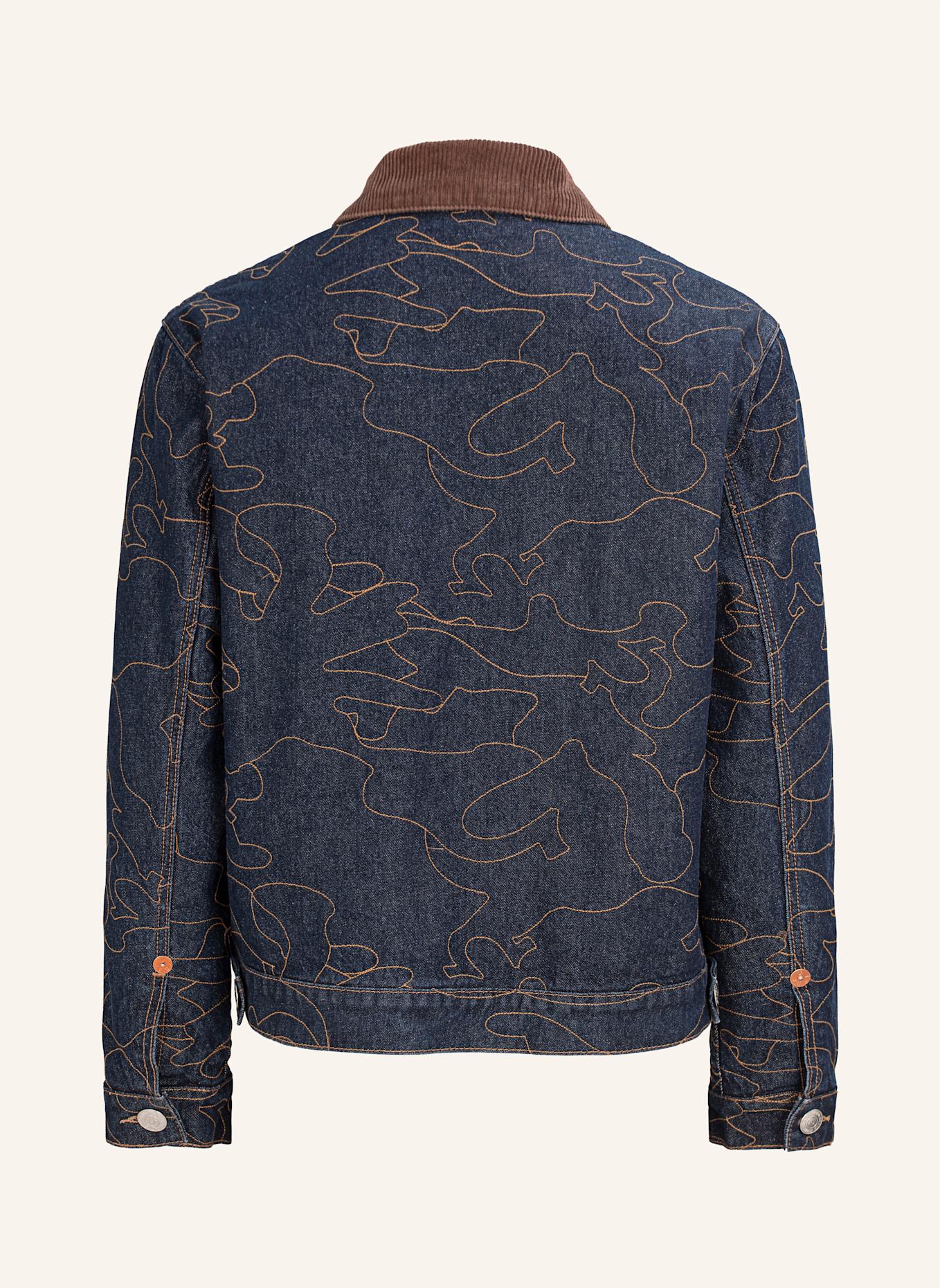 TRUE RELIGION Jeansjacke Oversized: BLAU