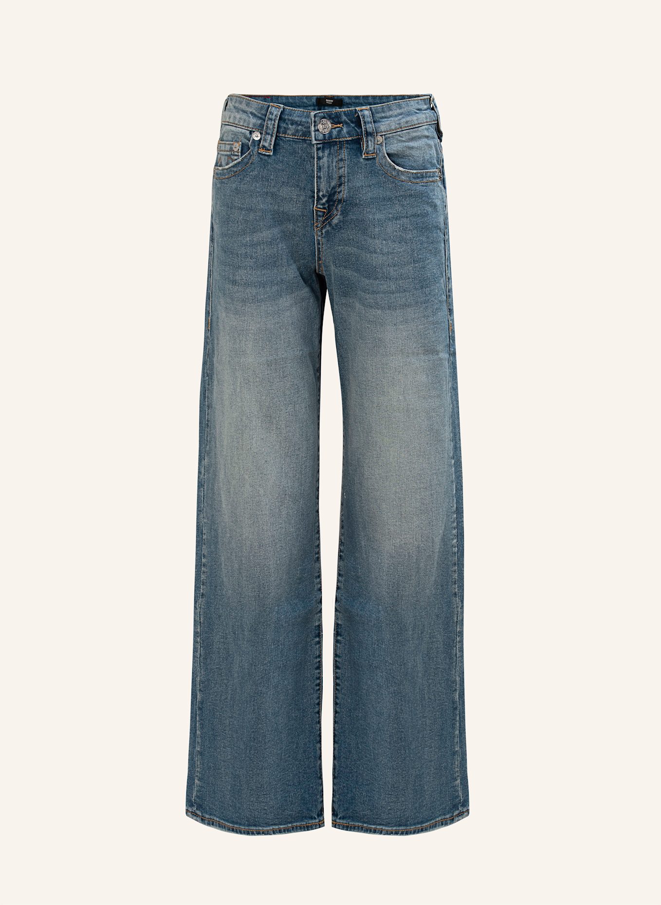 TRUE RELIGION Jeans BOBBI BAGGY: HELLBLAU/ GRAU