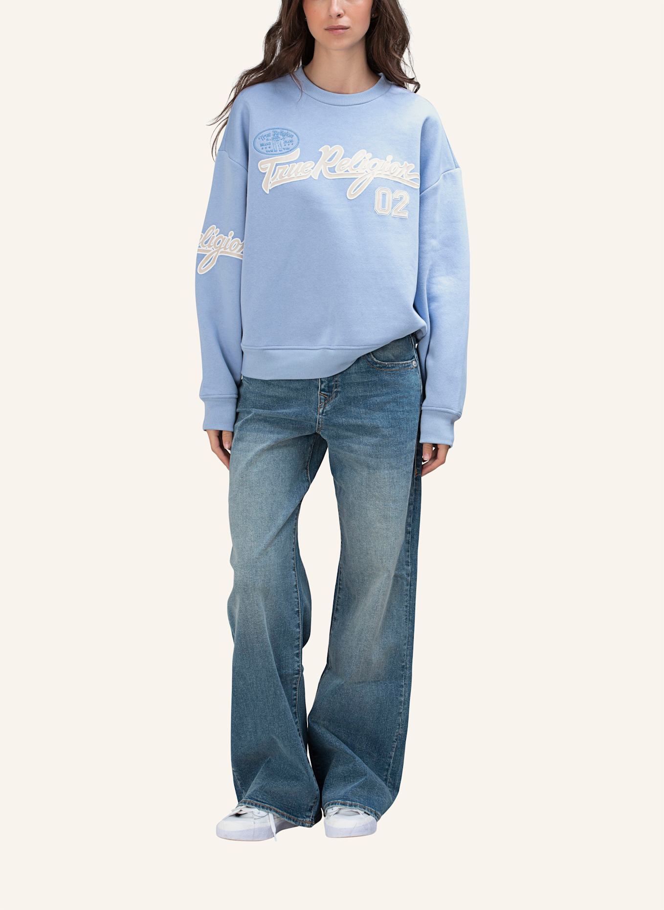 TRUE RELIGION Jeans BOBBI BAGGY: HELLBLAU/ GRAU