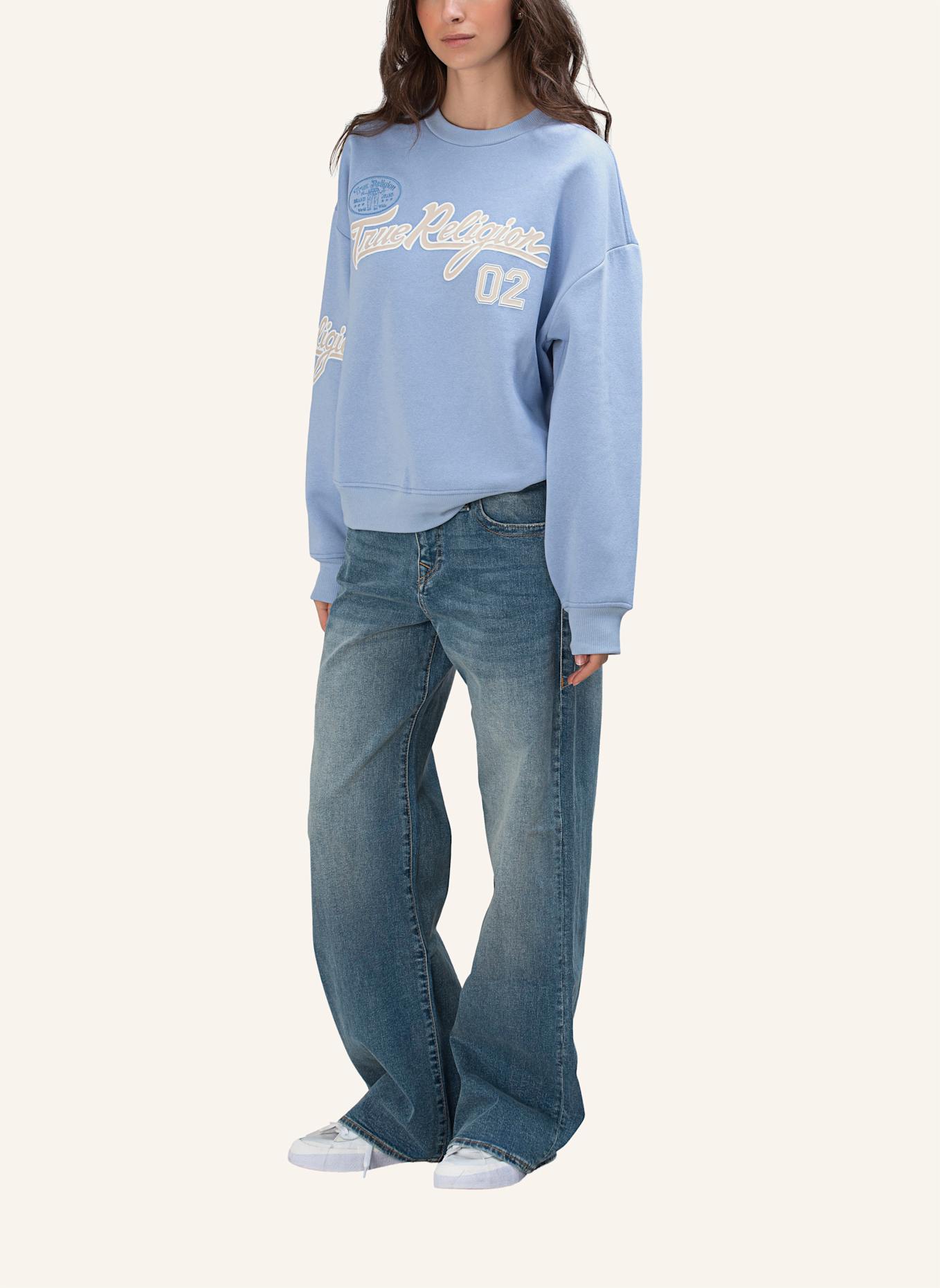 TRUE RELIGION Jeans BOBBI BAGGY: HELLBLAU/ GRAU