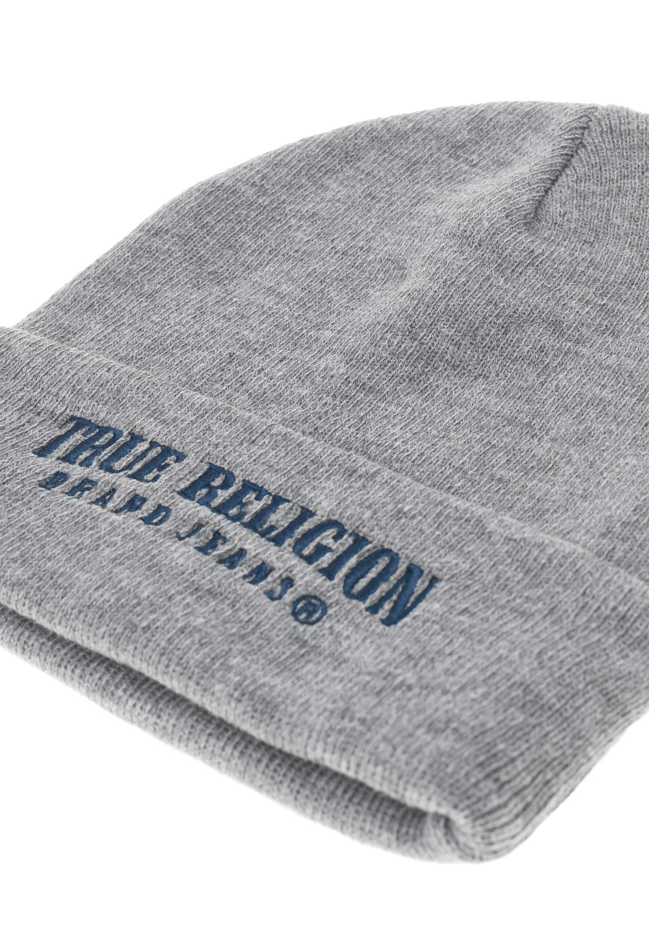 TRUE RELIGION Beanie: GRAU