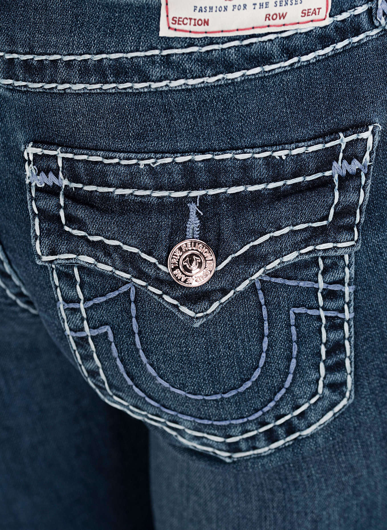 TRUE RELIGION Jeans BILLIE: SCHWARZ/ GRAU