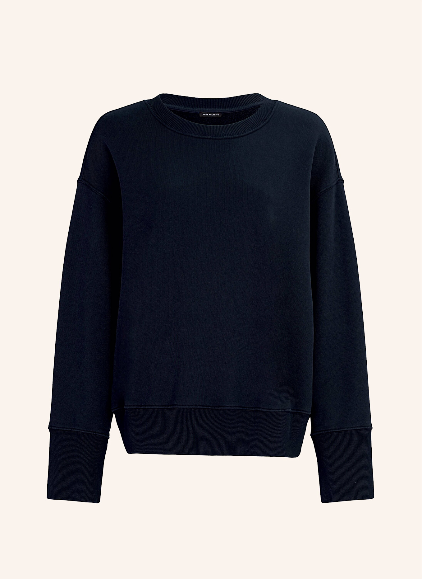 TRUE RELIGION Sweatshirt WILLOW: DUNKELBLAU