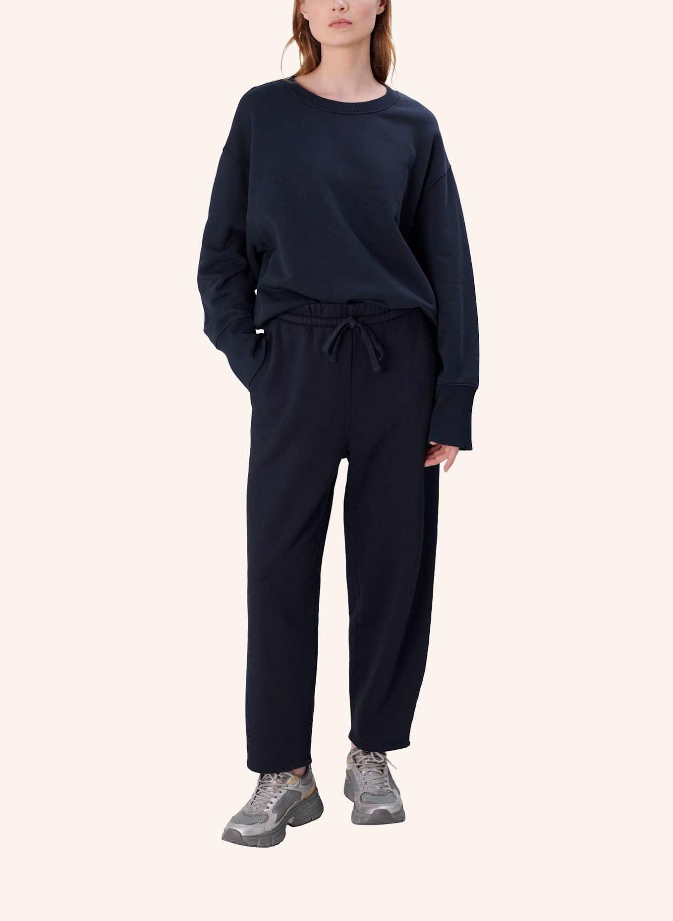 TRUE RELIGION Sweatshirt WILLOW: DUNKELBLAU