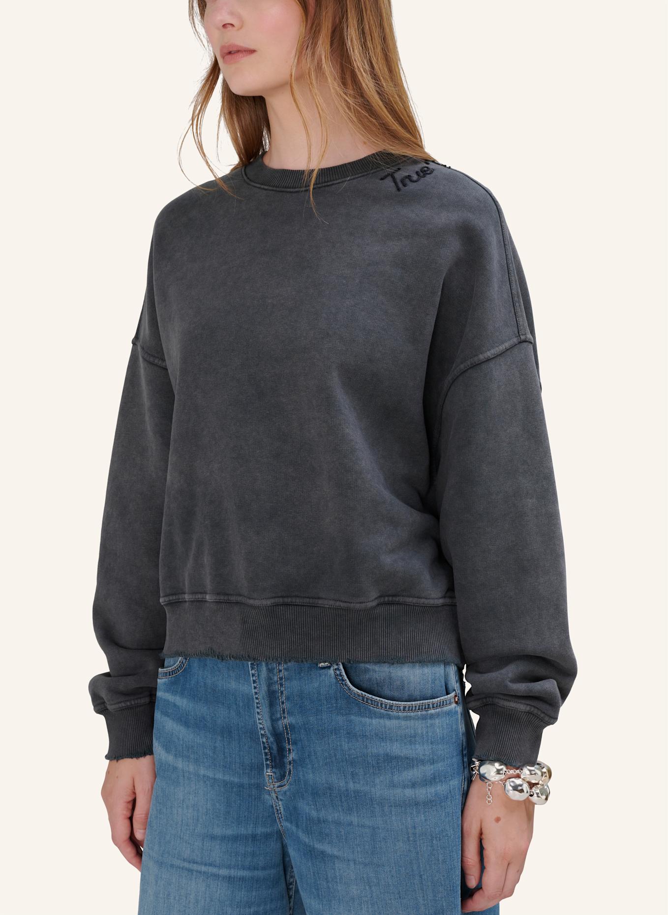 TRUE RELIGION Sweatshirt EMBRO: SCHWARZ