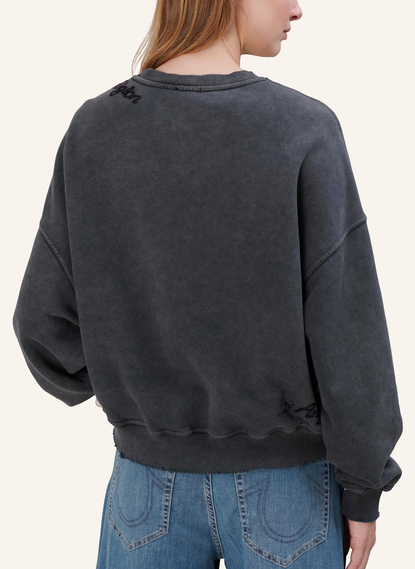 TRUE RELIGION Sweatshirt EMBRO: SCHWARZ