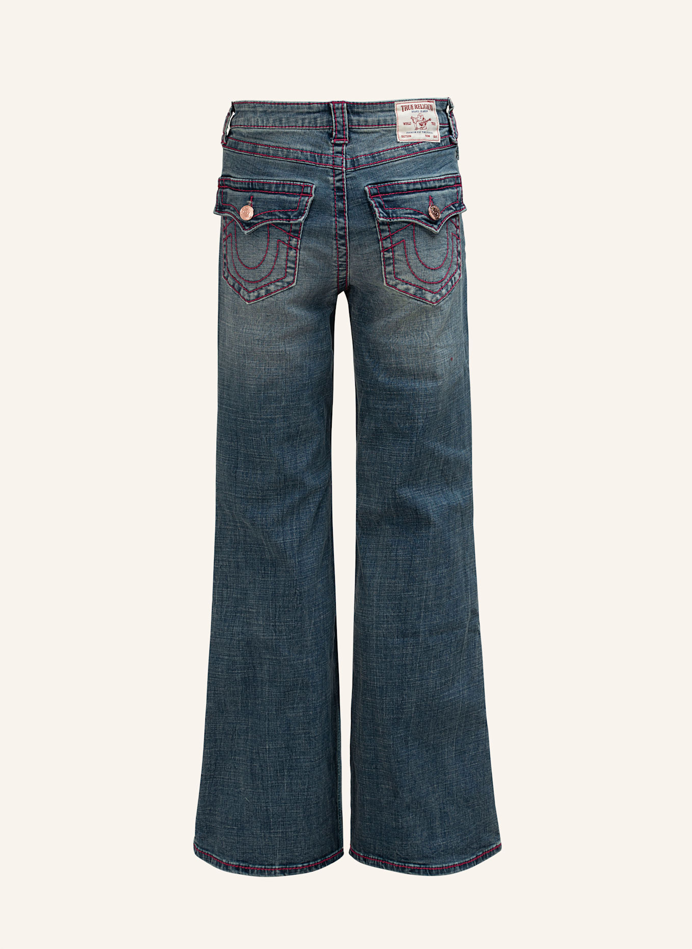 TRUE RELIGION Jeans KATRINA High Rise Flare: BLAU