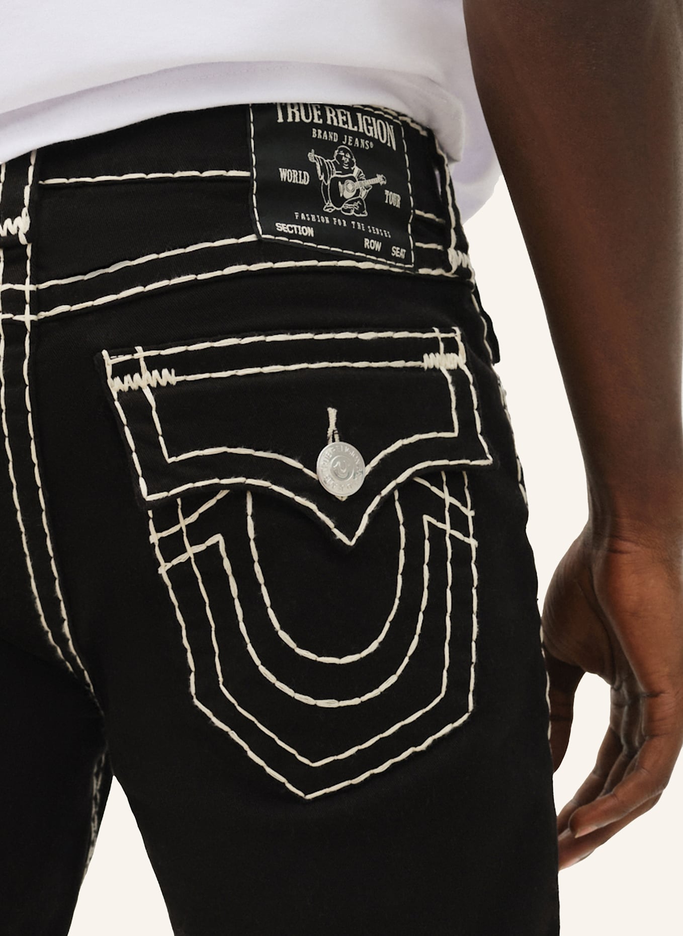 TRUE RELIGION Jeans RICKY Super T: SCHWARZ