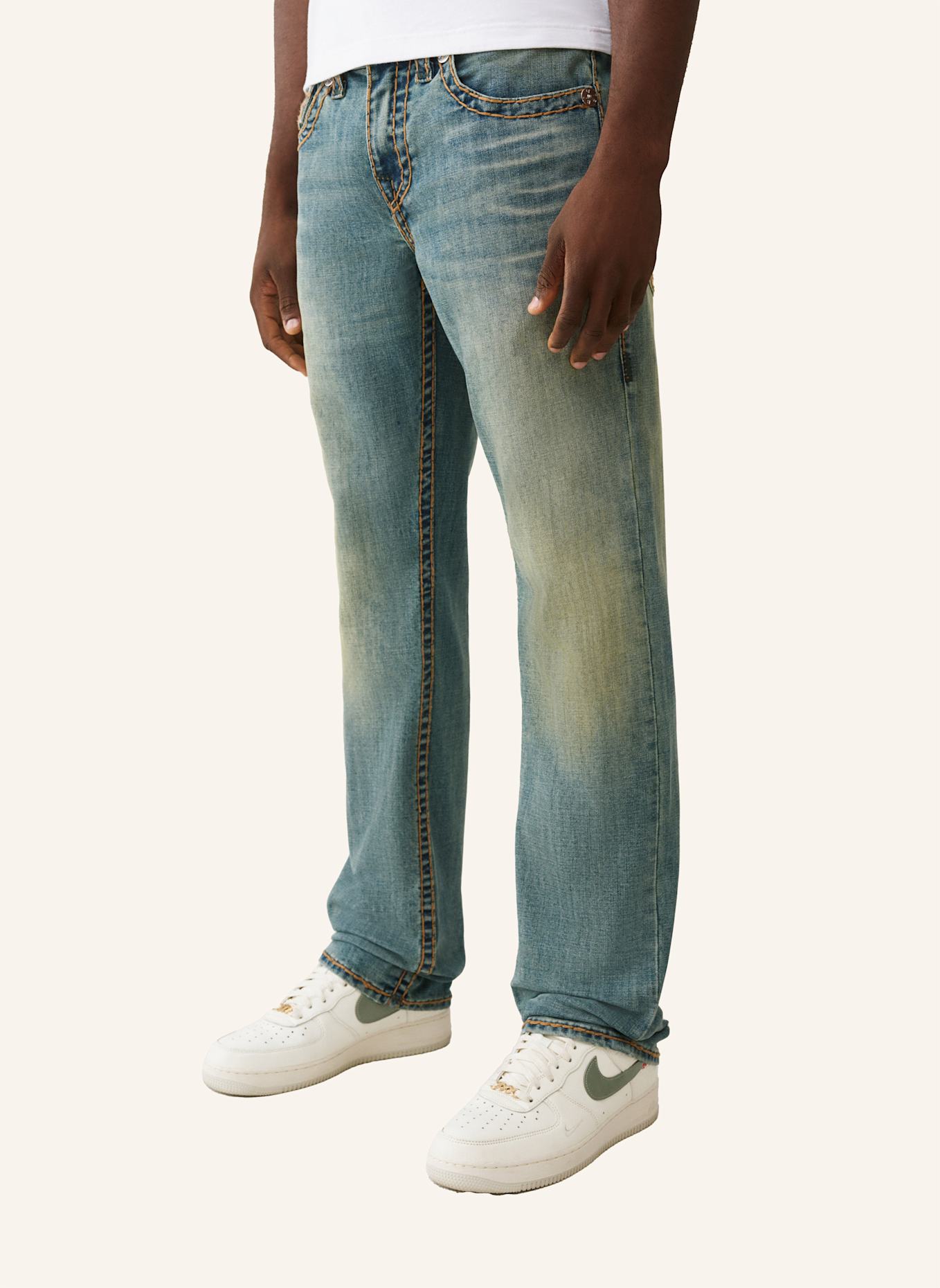 TRUE RELIGION Jeans RICKY SUPER T: BLAU