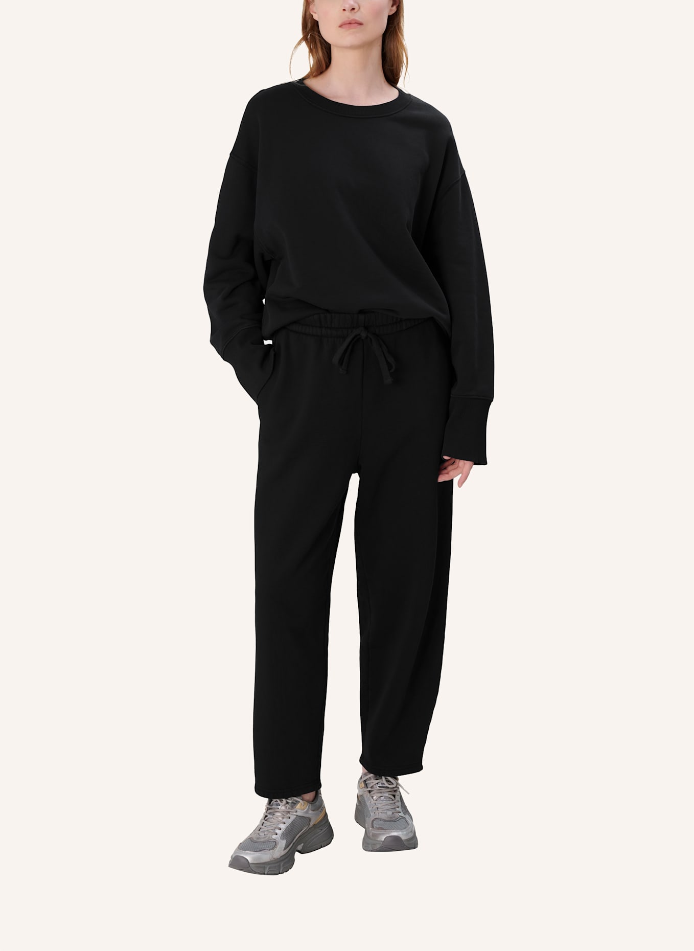 TRUE RELIGION Sweatpant WILLOW: SCHWARZ/ DUNKELBLAU