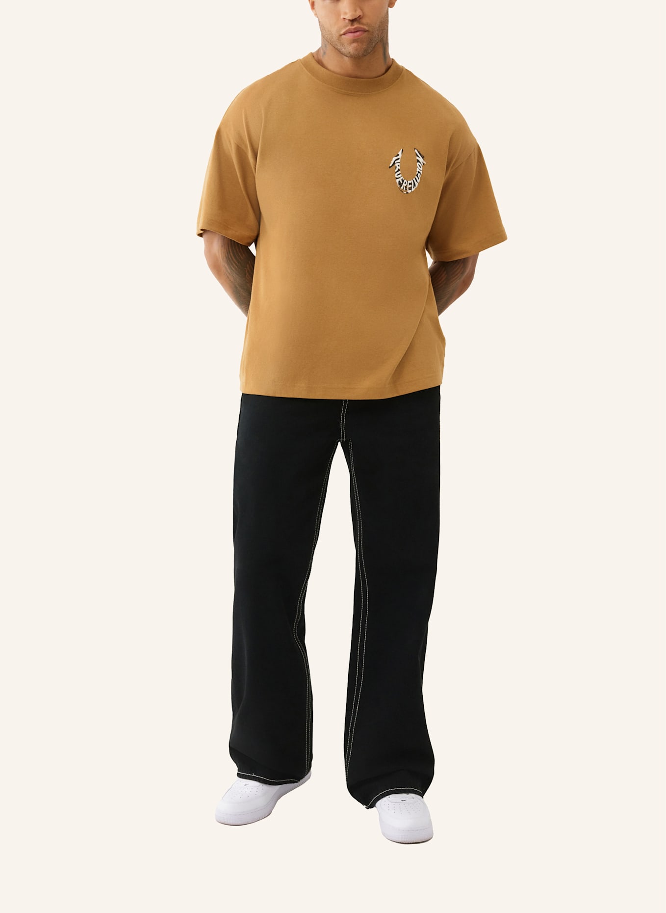 TRUE RELIGION Jeans VINNY Baggy: SCHWARZ