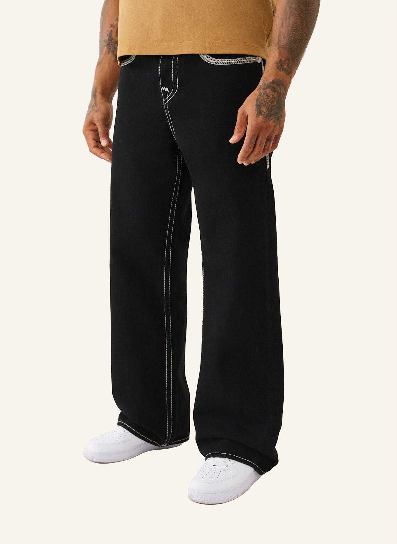 TRUE RELIGION Jeans VINNY Baggy: SCHWARZ