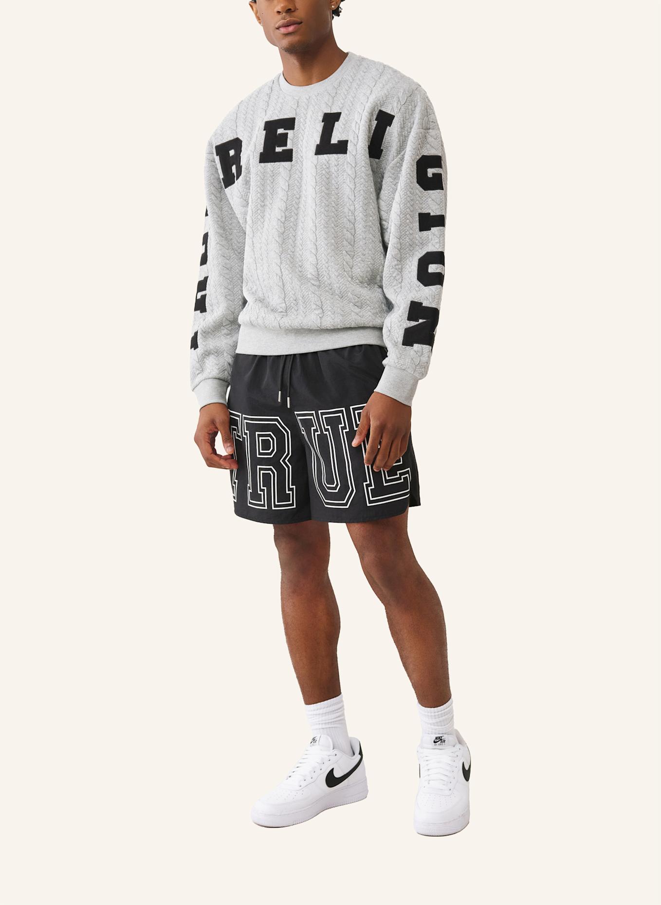 TRUE RELIGION Sweatshirt: GRAU