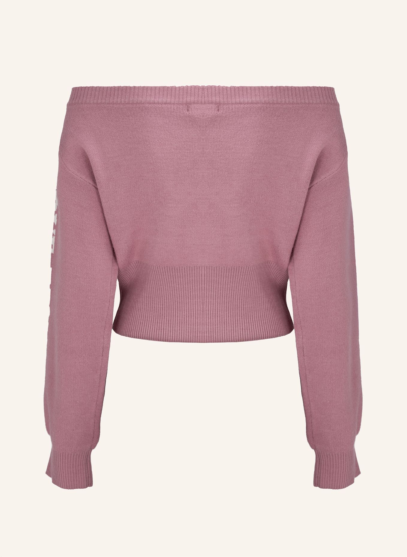 TRUE RELIGION Pullover Schulterfrei: ALTROSA