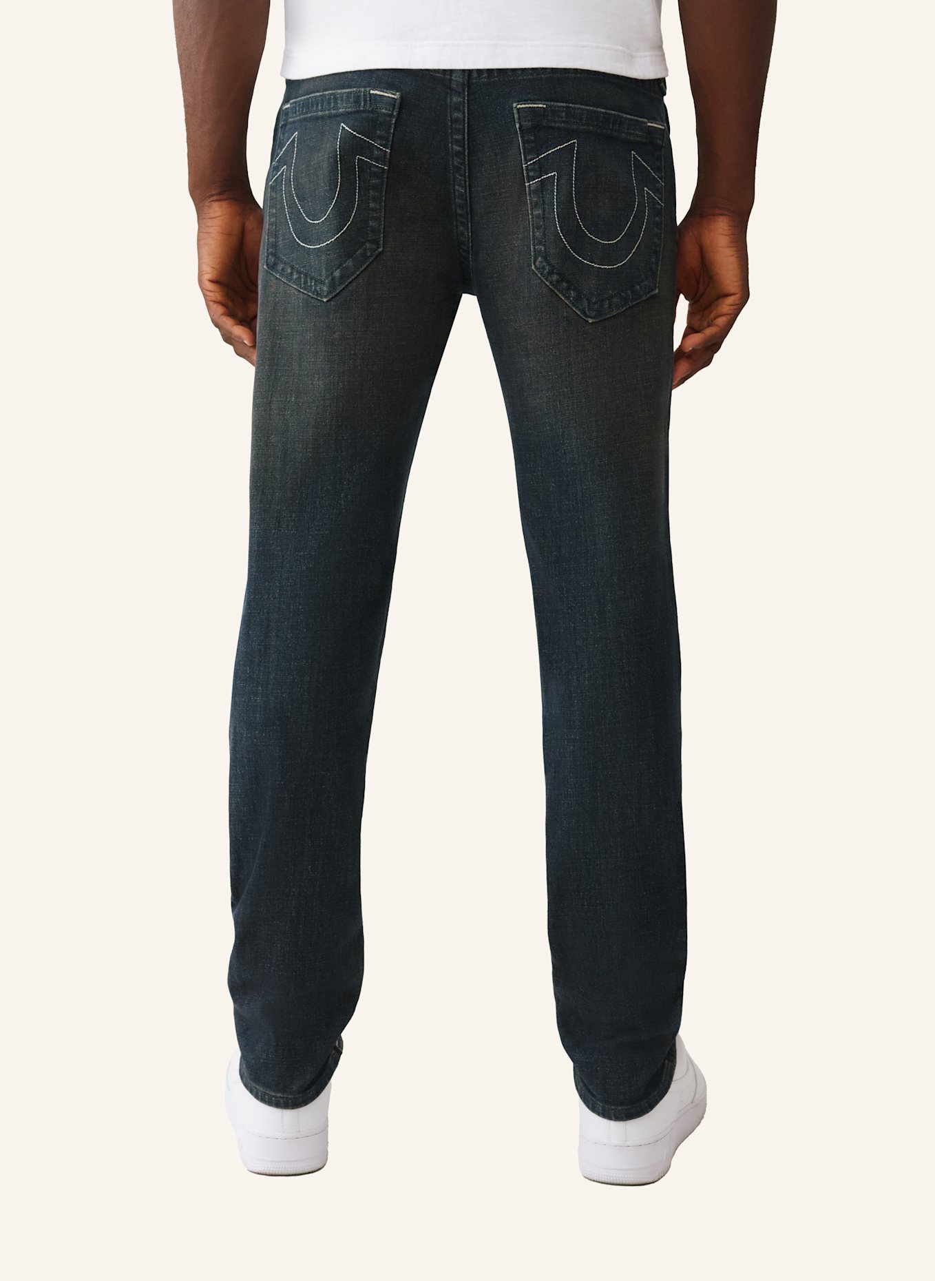 TRUE RELIGION Jeans ROCCO: SCHWARZ/ GRAU