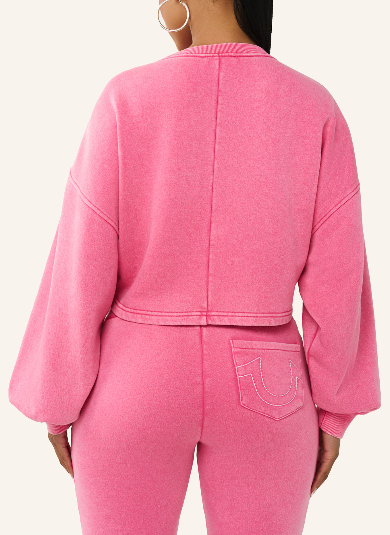 TRUE RELIGION Sweatshirt Cropped: ROSA