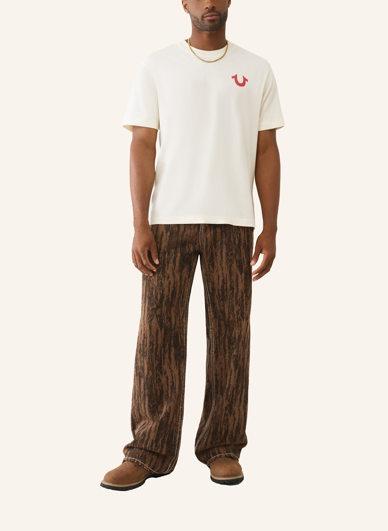 TRUE RELIGION T-Shirt NUMBER: WEISS