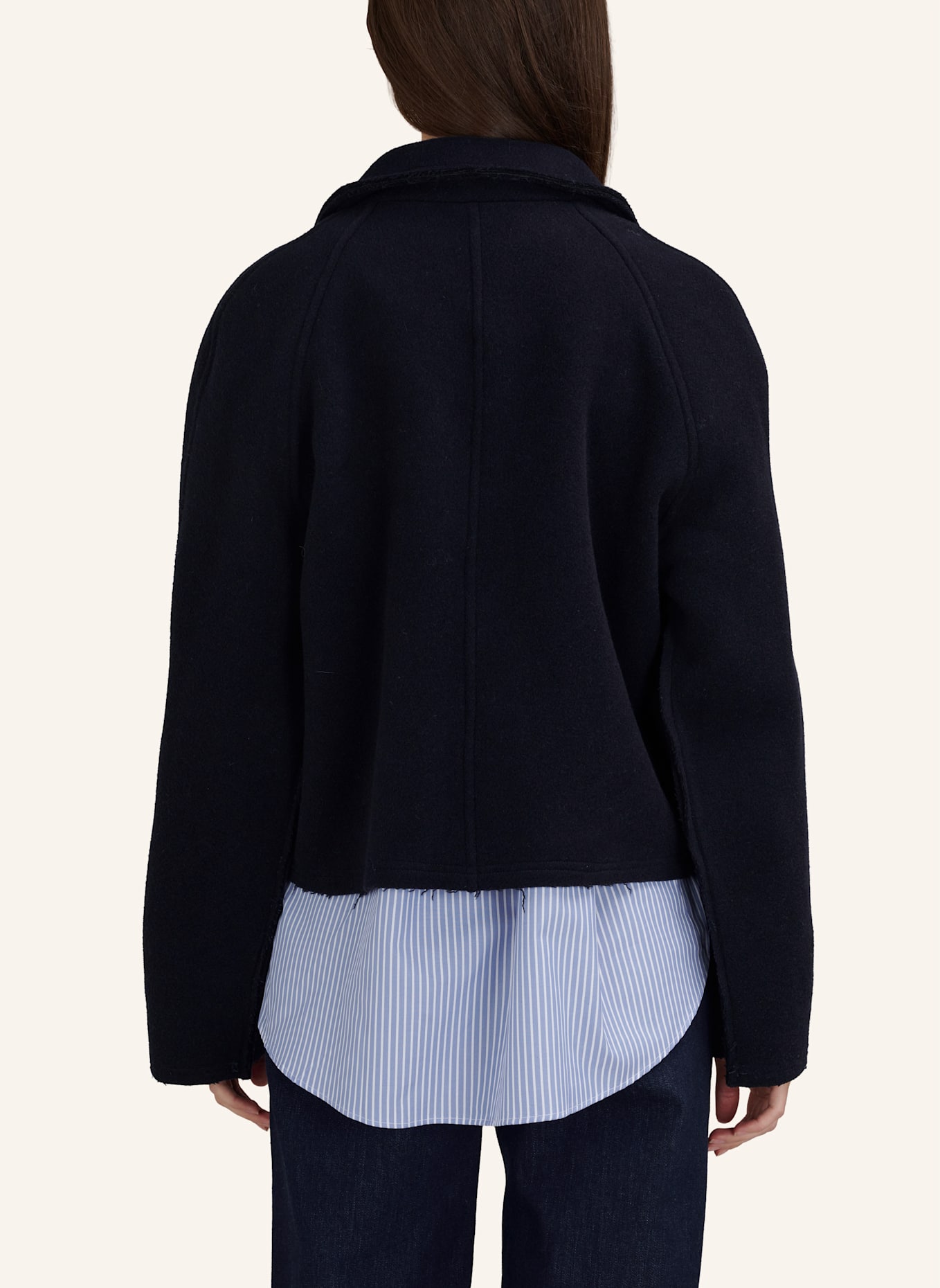 TRUE RELIGION Trench-Jacke: DUNKELBLAU