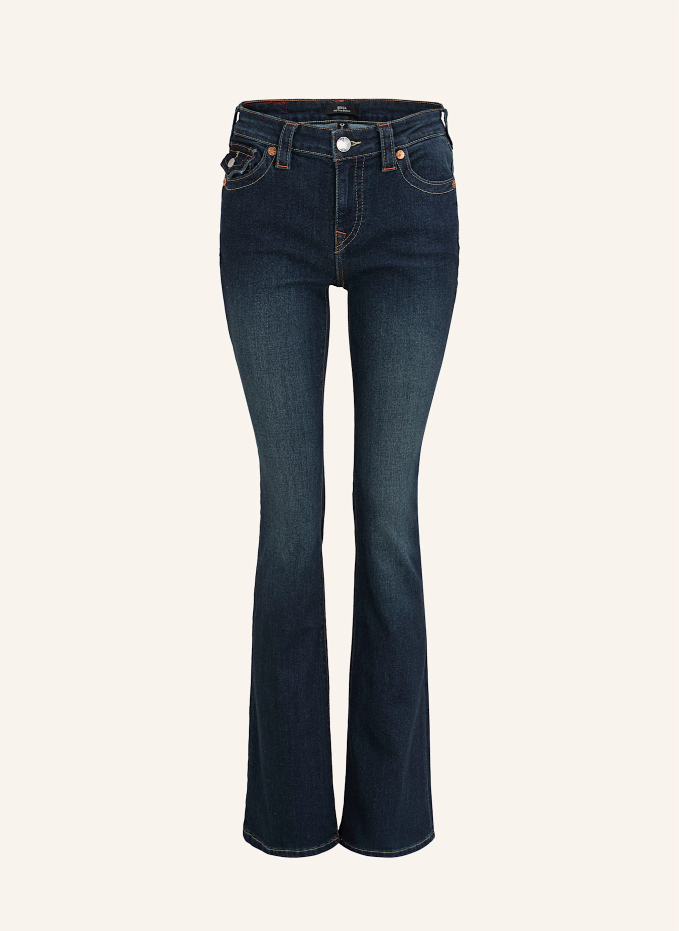TRUE RELIGION Jeans BECCA Bootcut: SCHWARZ