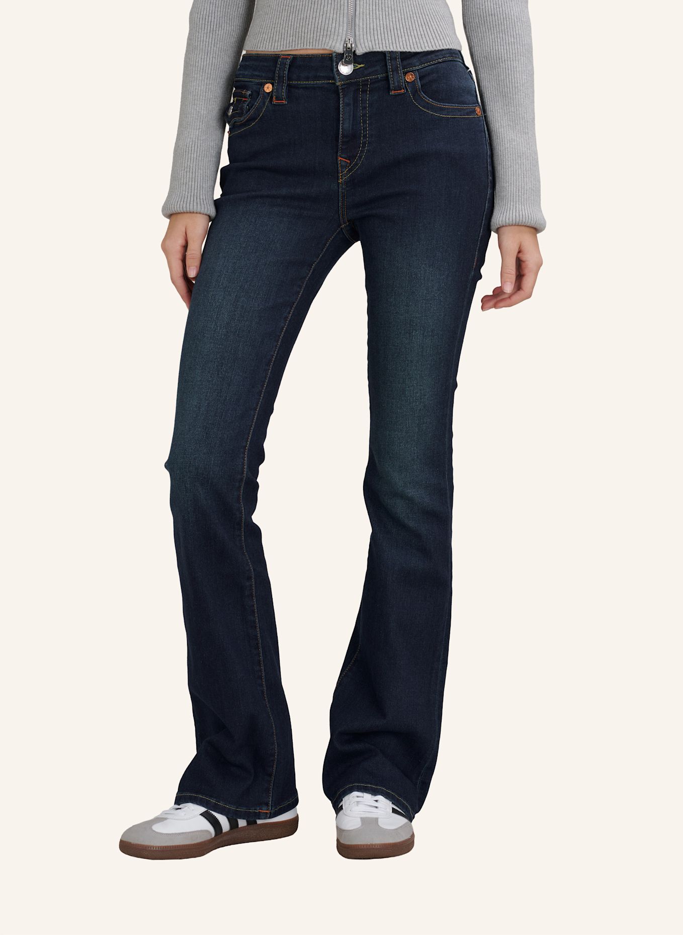 TRUE RELIGION Jeans BECCA Bootcut: SCHWARZ