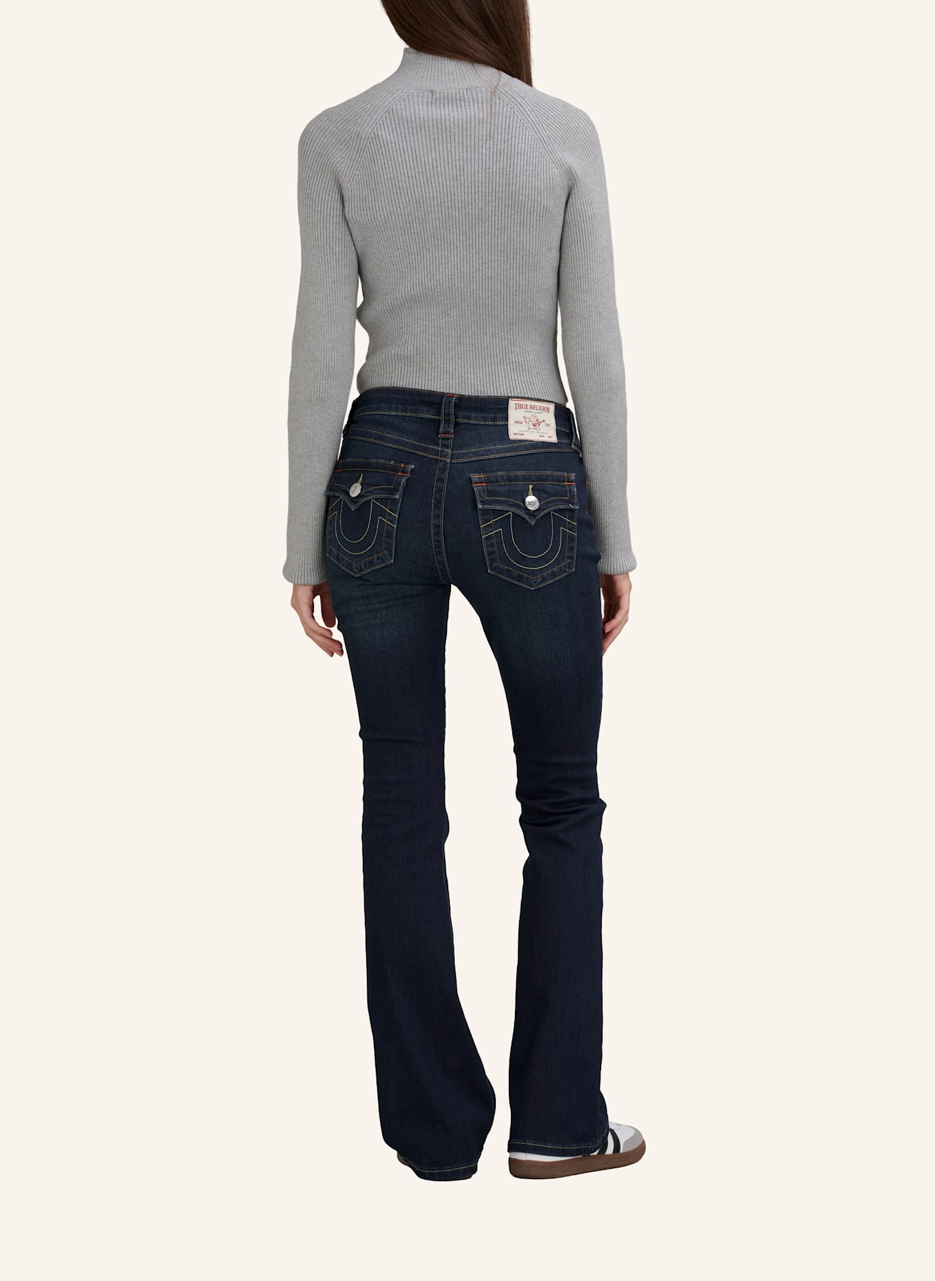 TRUE RELIGION Jeans BECCA Bootcut: SCHWARZ