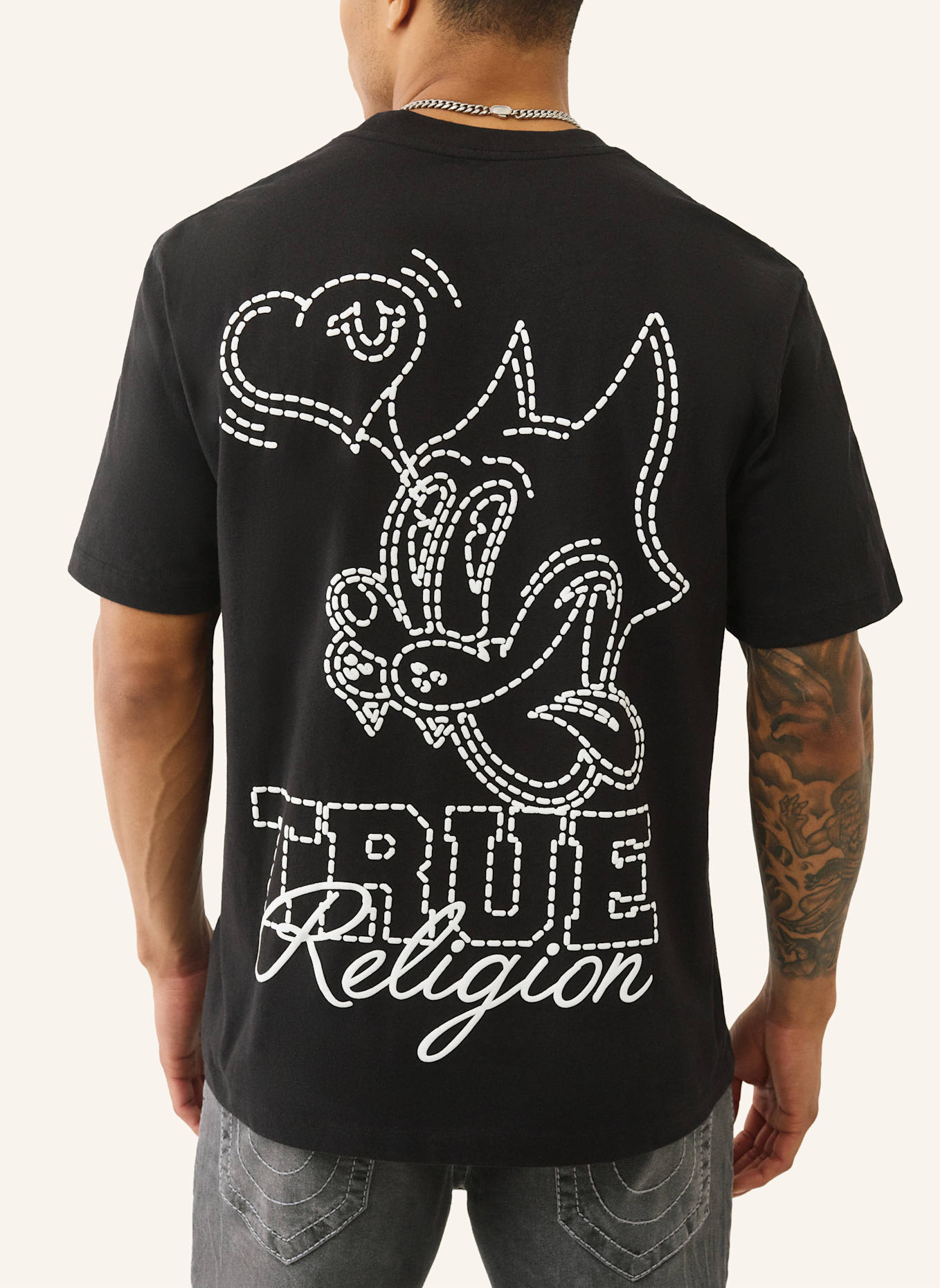 TRUE RELIGION T-Shirt CAT: SCHWARZ