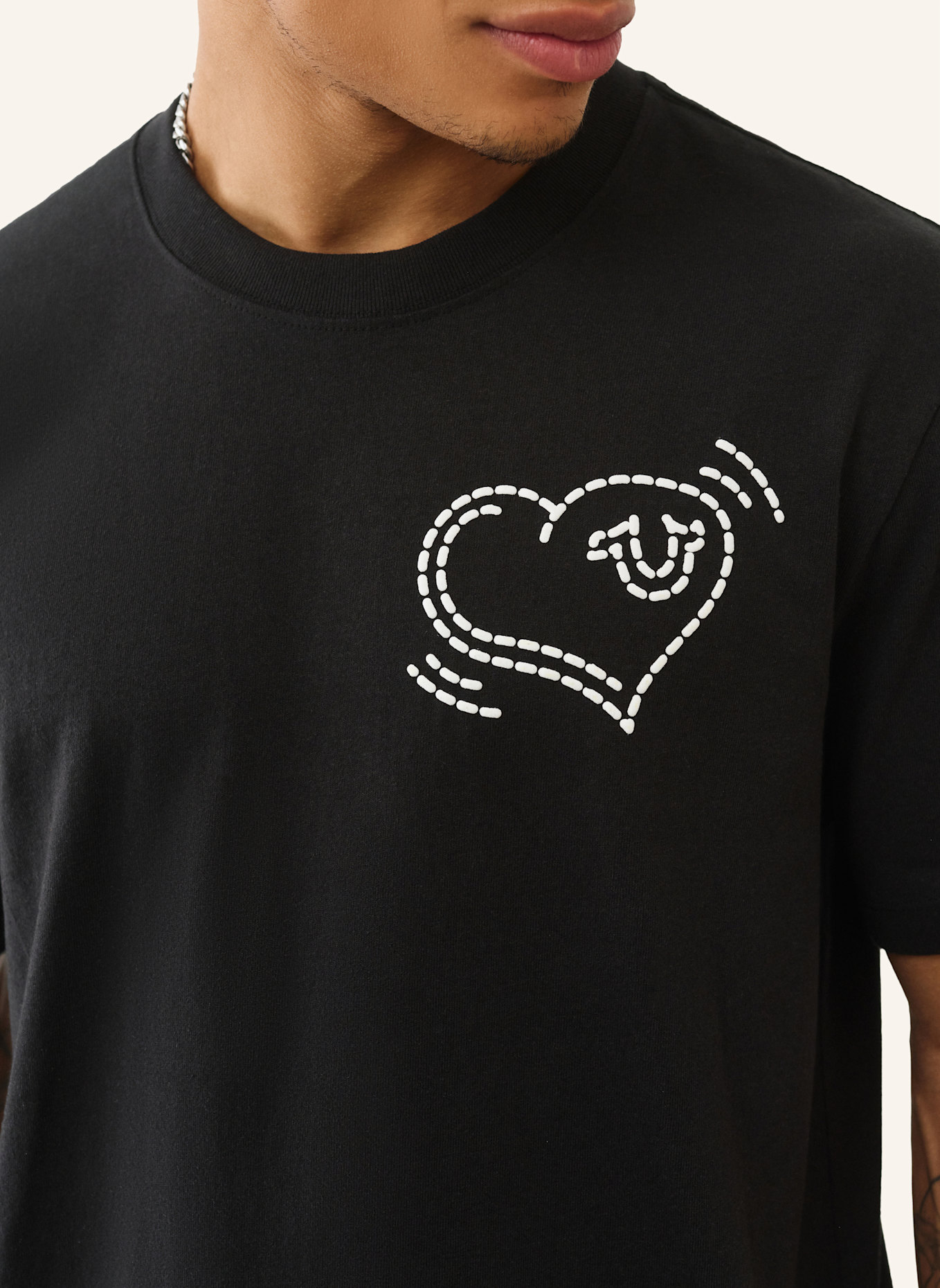 TRUE RELIGION T-Shirt CAT: SCHWARZ