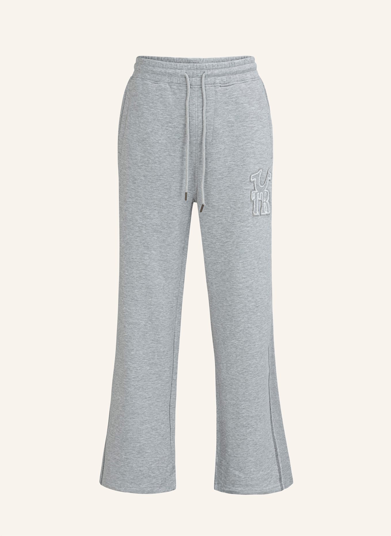 TRUE RELIGION Sweathose BAGGY: GRAU