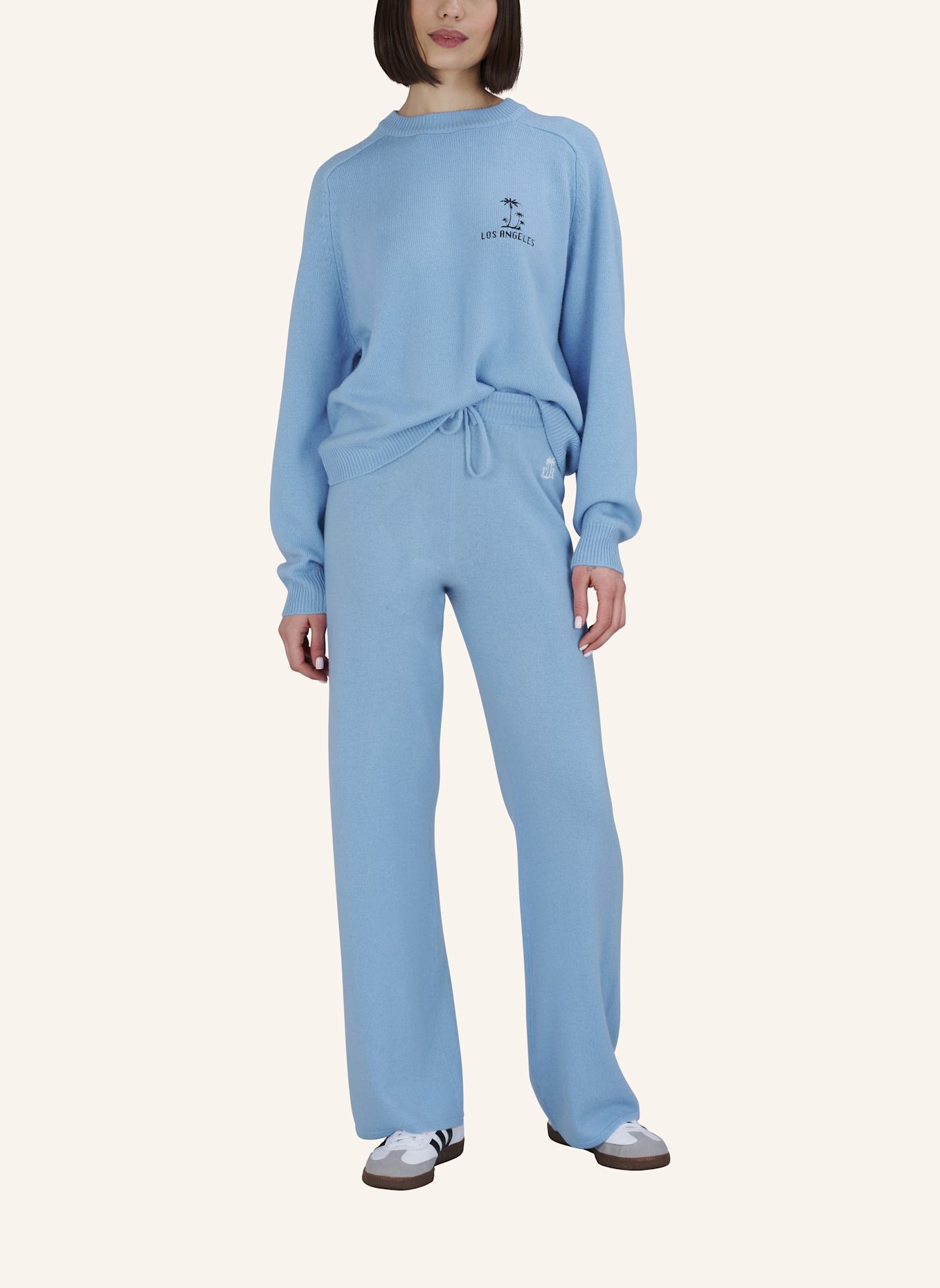 TRUE RELIGION Strickpulli MC CALIFORNIA: BLAU