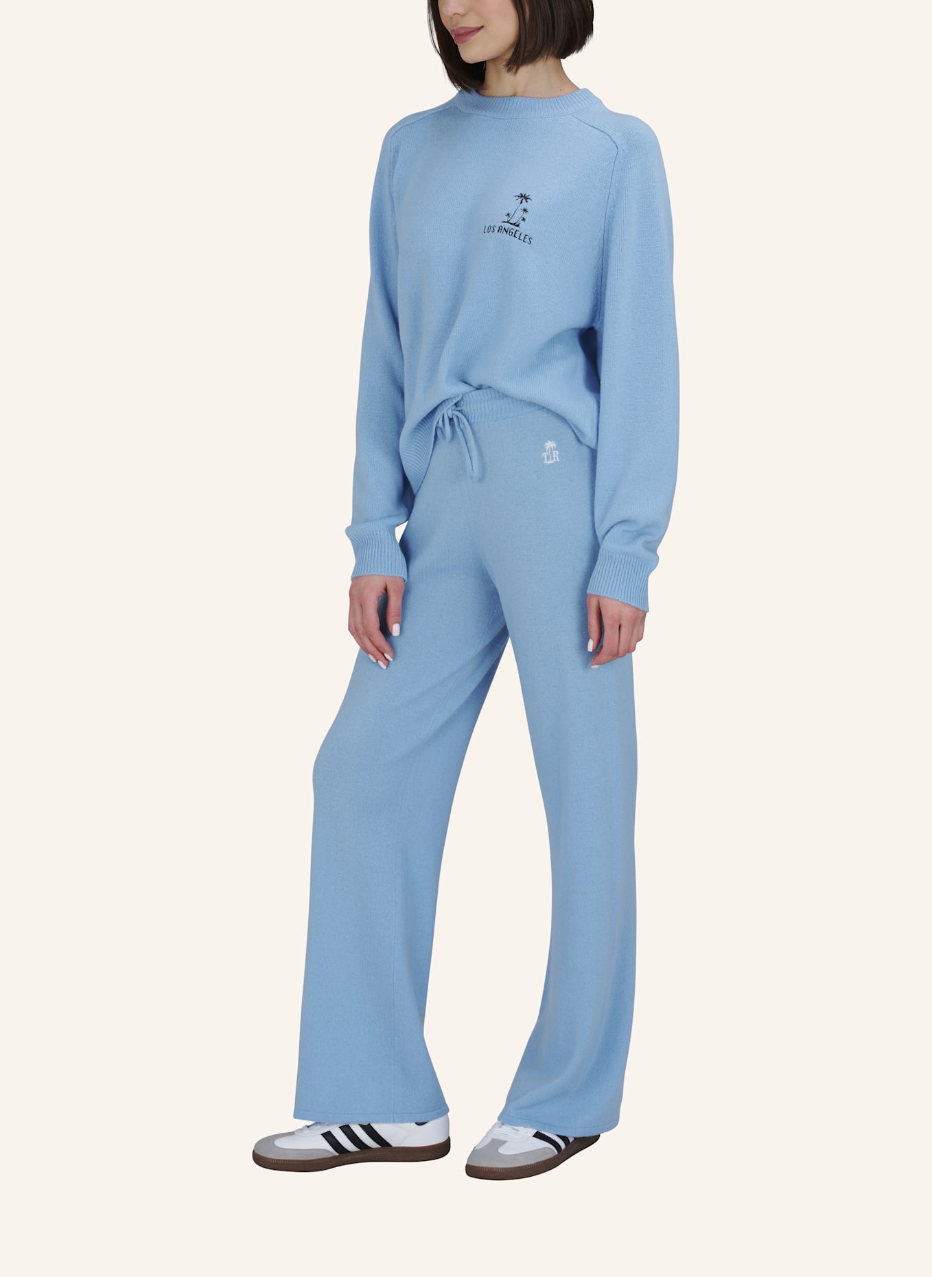 TRUE RELIGION Strickpulli MC CALIFORNIA: BLAU