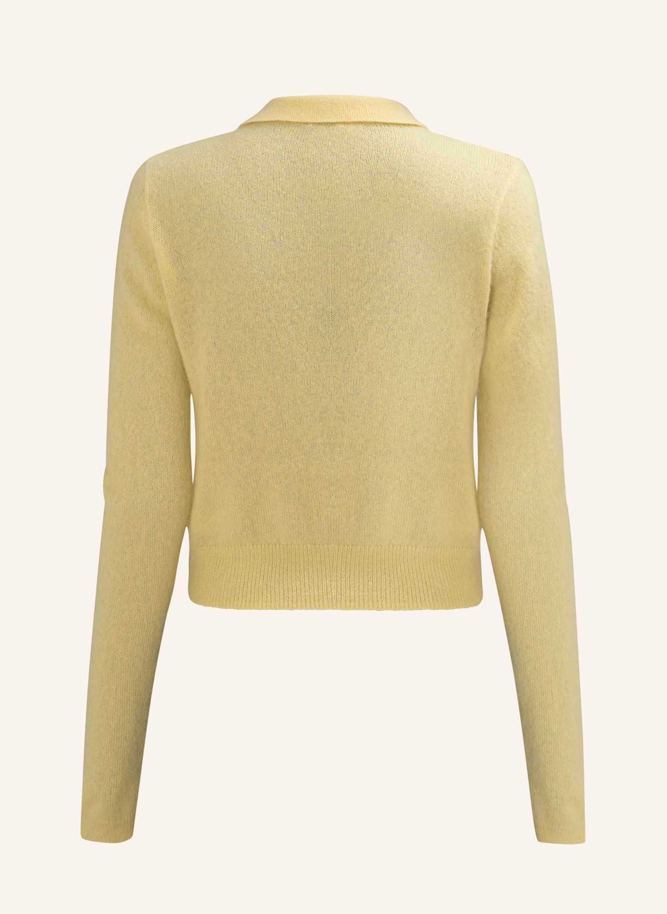 TRUE RELIGION Strick-Poloshirt AMARA: GELB