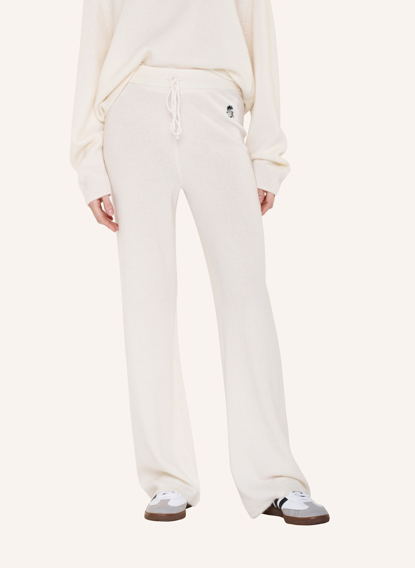 TRUE RELIGION Strickhose: BEIGE