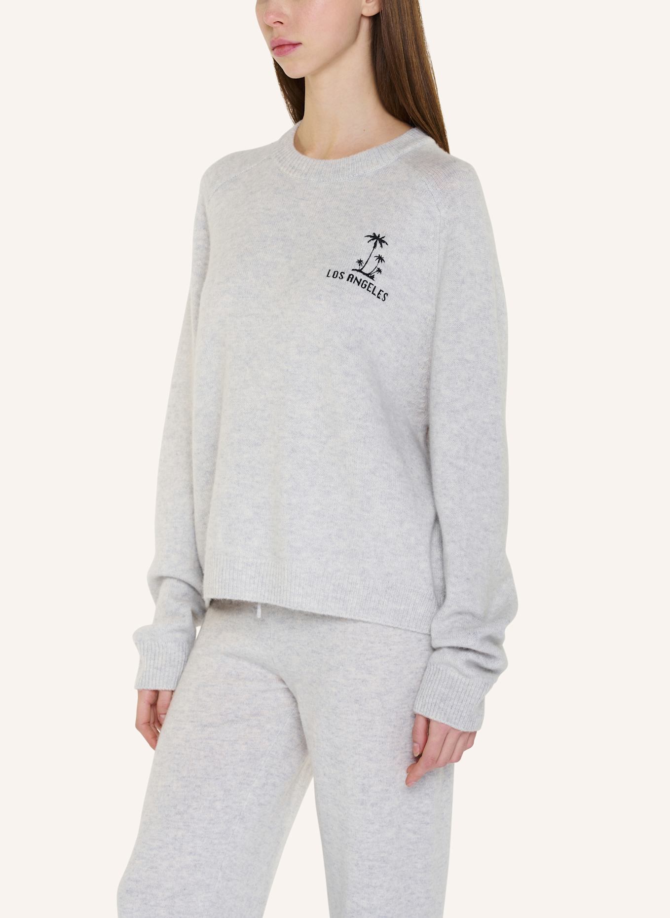 TRUE RELIGION Strickpulli MC CALIFORNIA: HELLGRAU