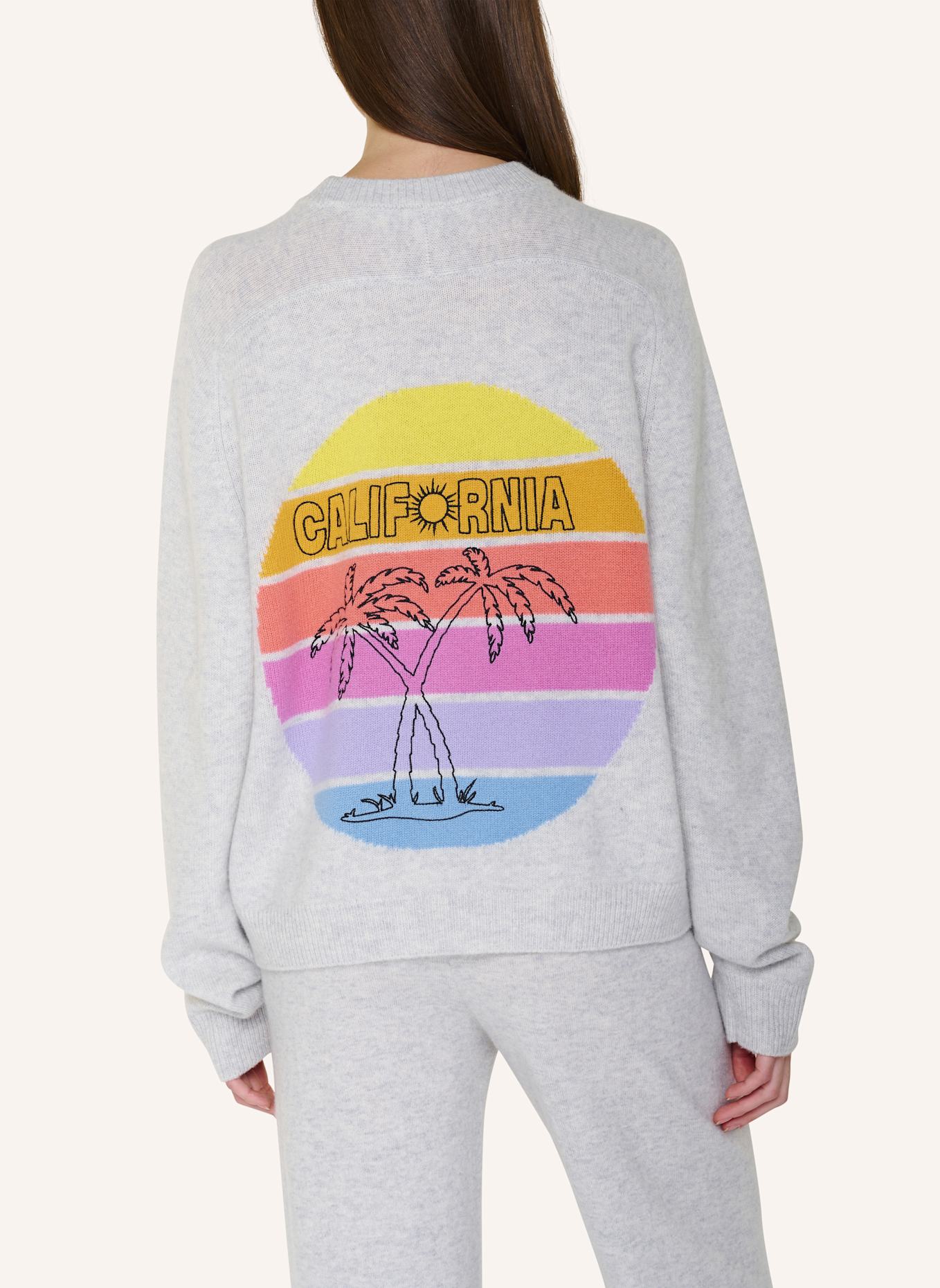 TRUE RELIGION Strickpulli MC CALIFORNIA: HELLGRAU