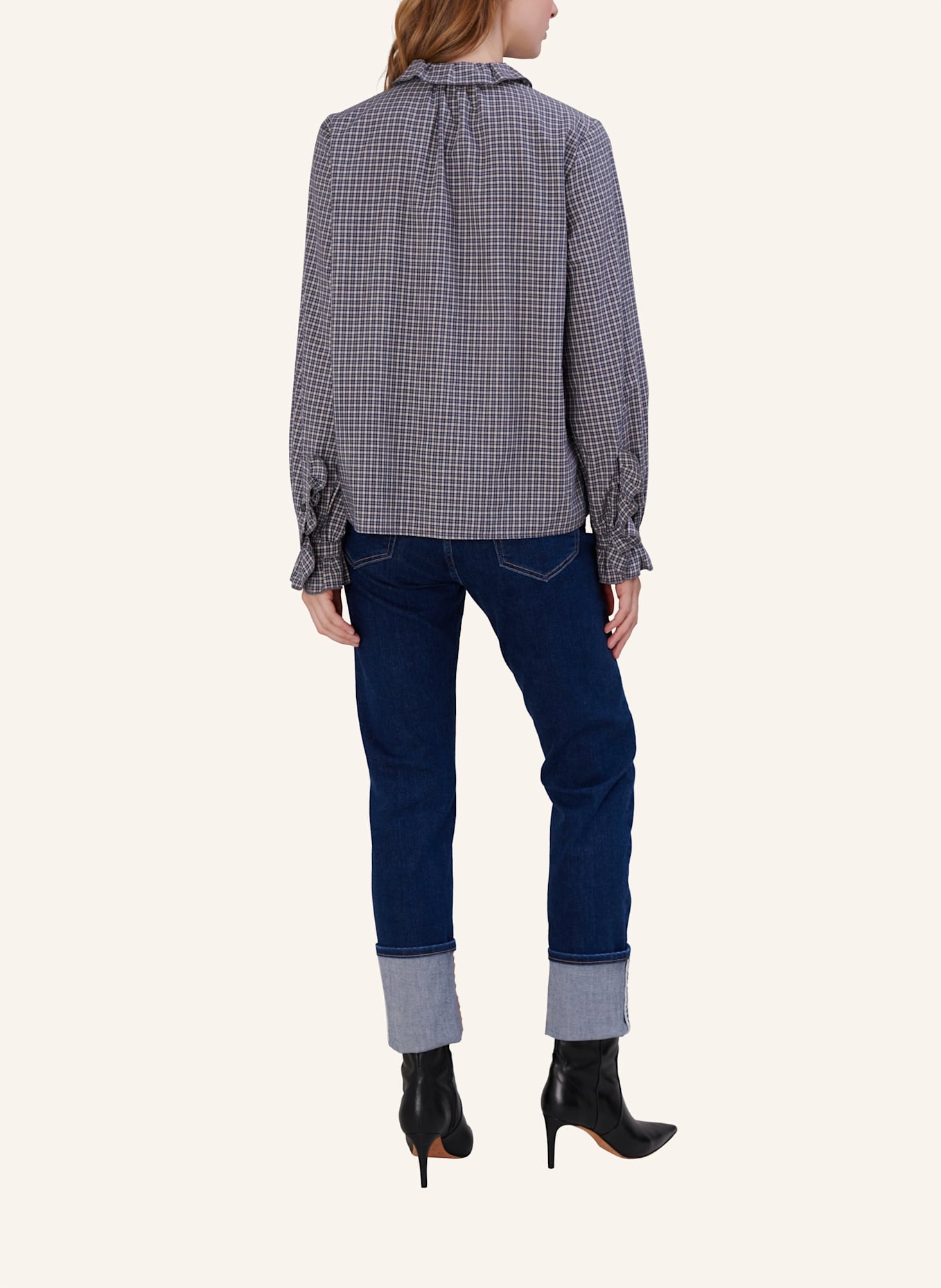 TRUE RELIGION Bluse LIANA: GRAU