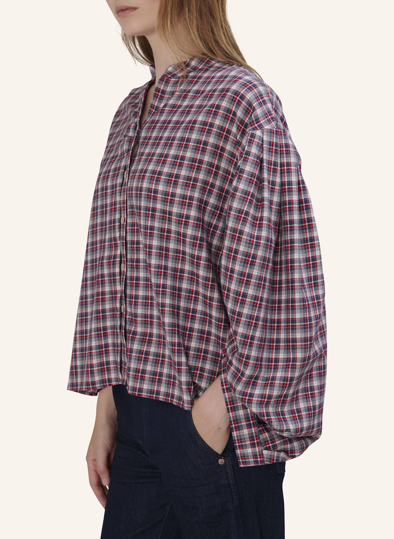 TRUE RELIGION Hemdbluse VICKY: ROT